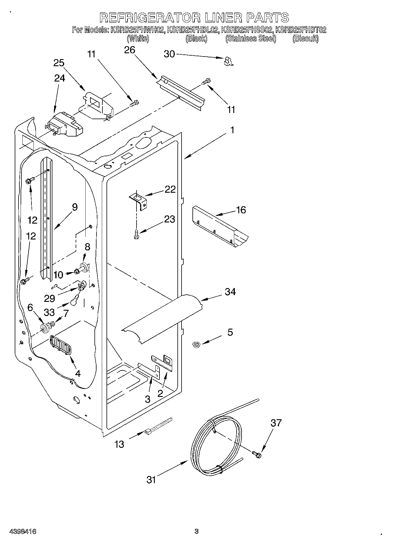 02 - REFRIGERATOR LINER