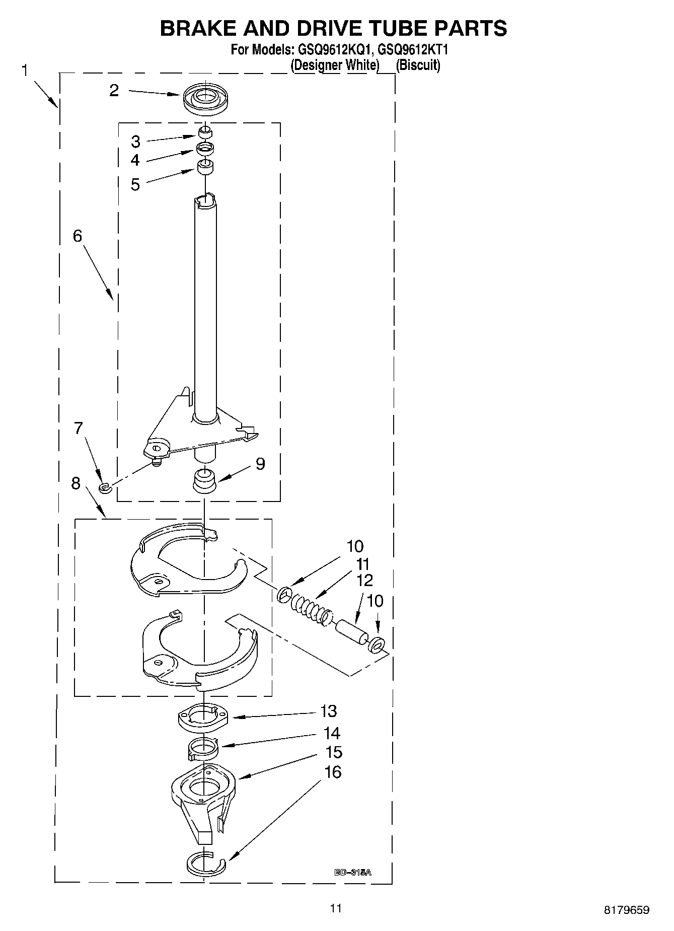 07 - BRAKE AND DRIVE TUBE