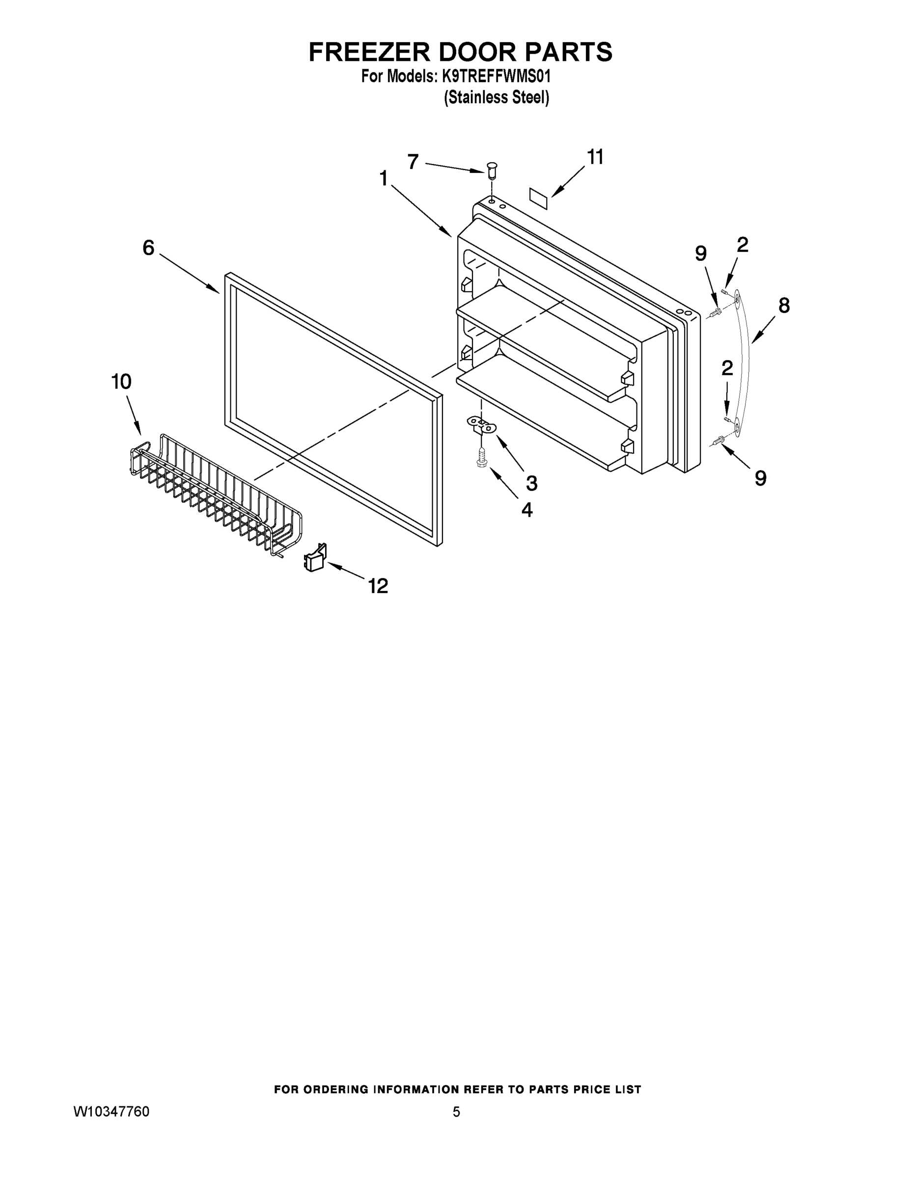 03 - FREEZER DOOR PARTS