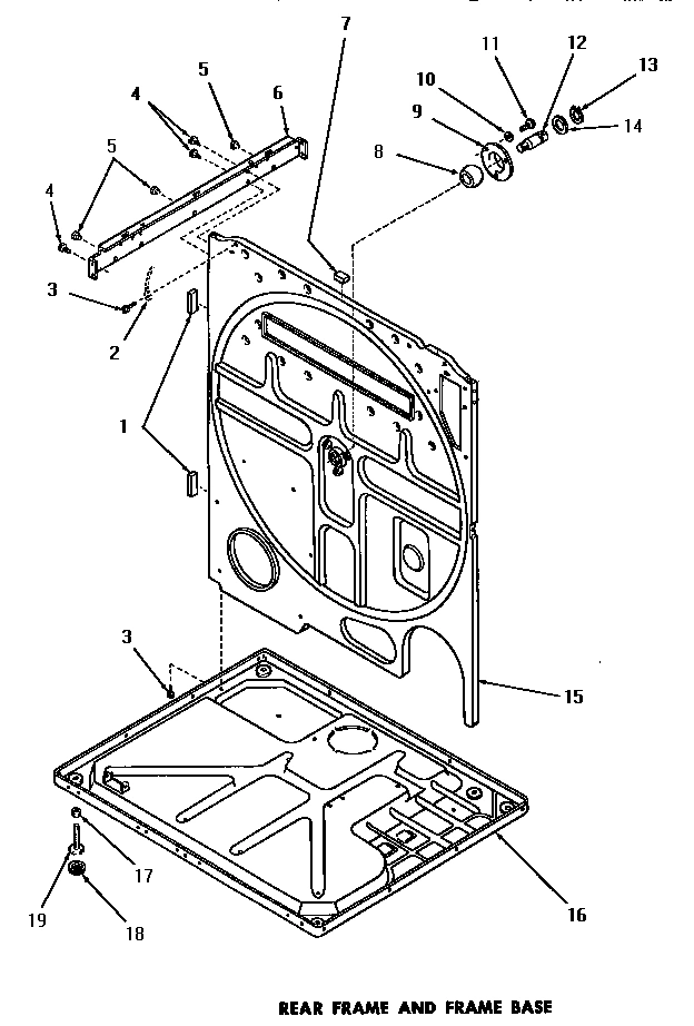 22 - REAR FRAME & FRAME BASE