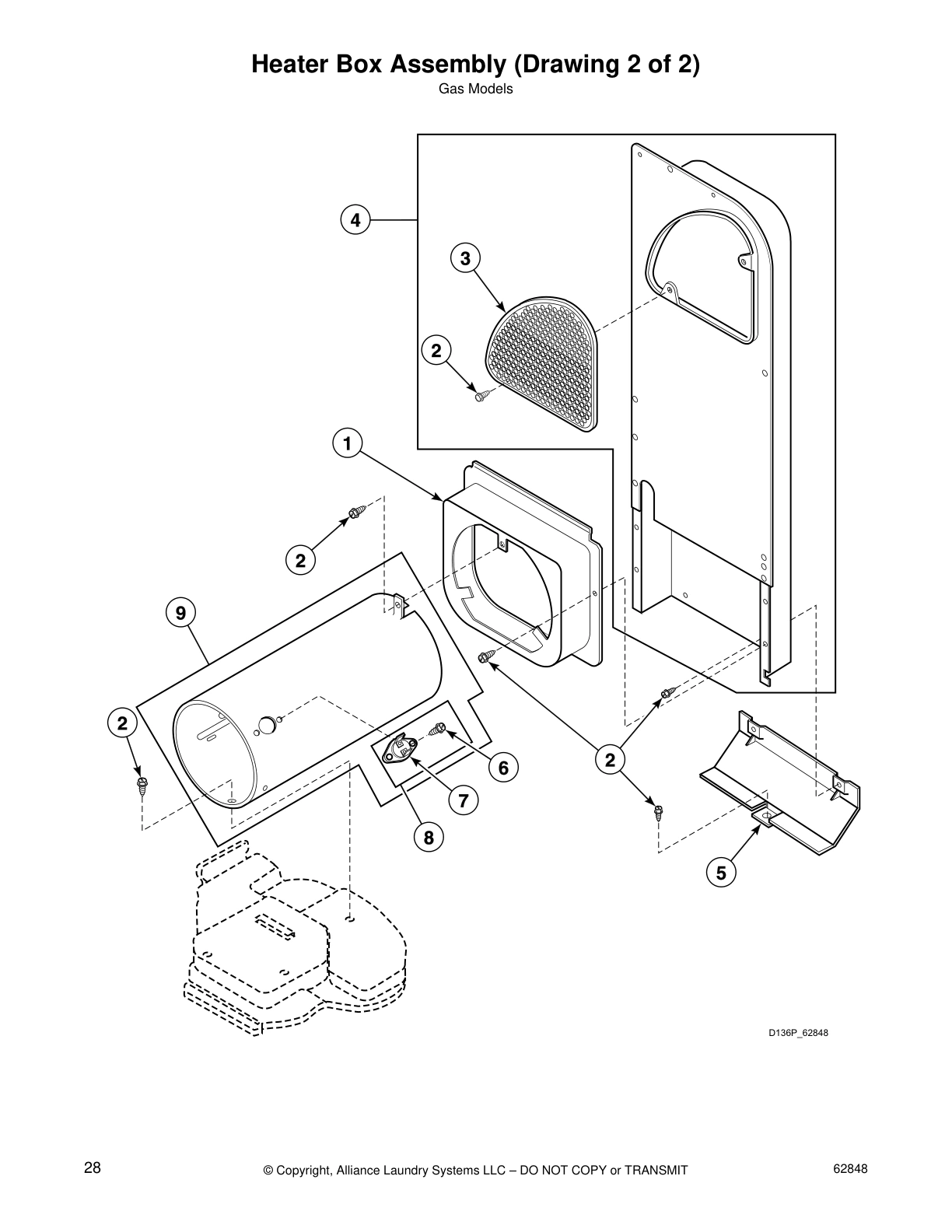 Heater Box Assembly (Drawing 2 of 2)