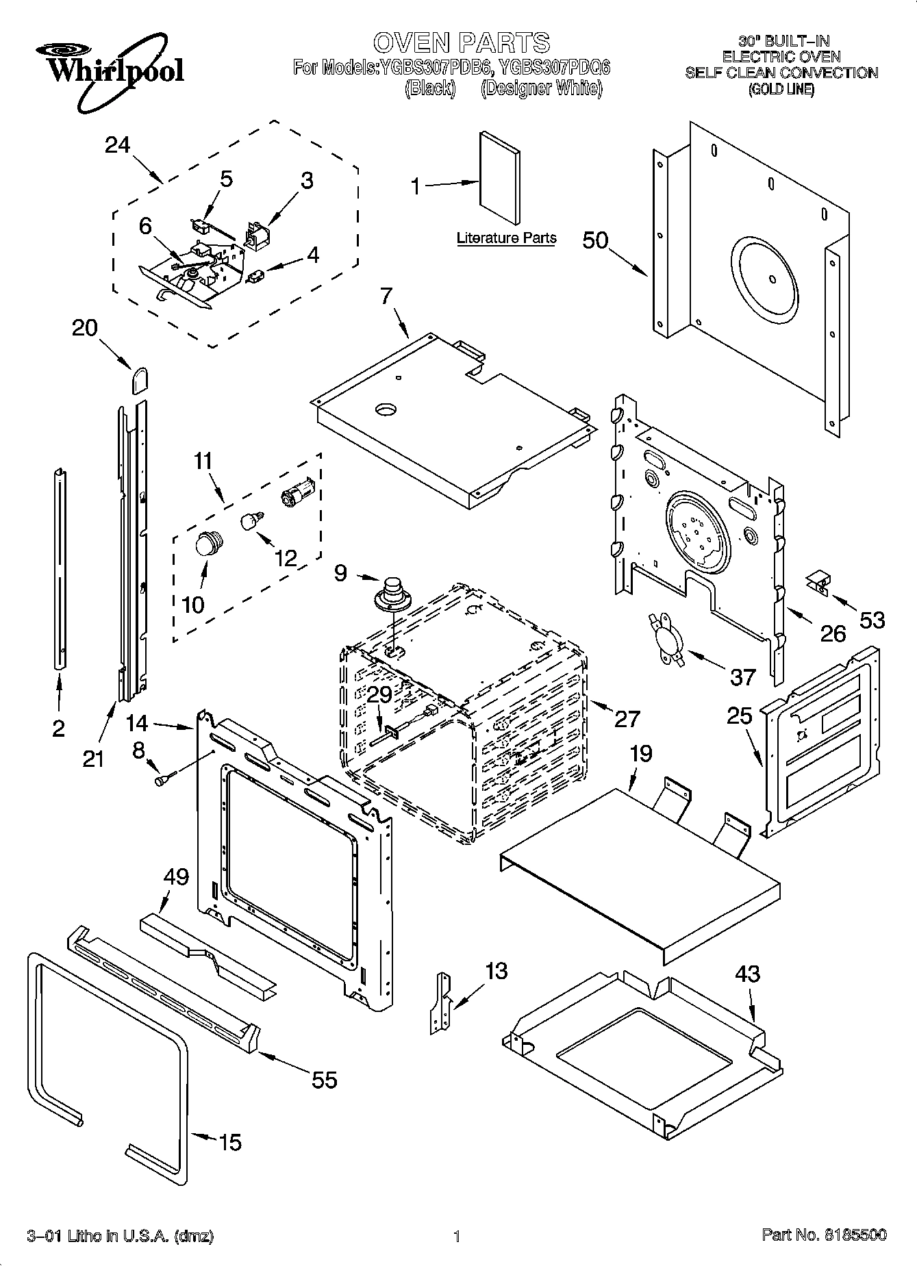 01 - OVEN PARTS