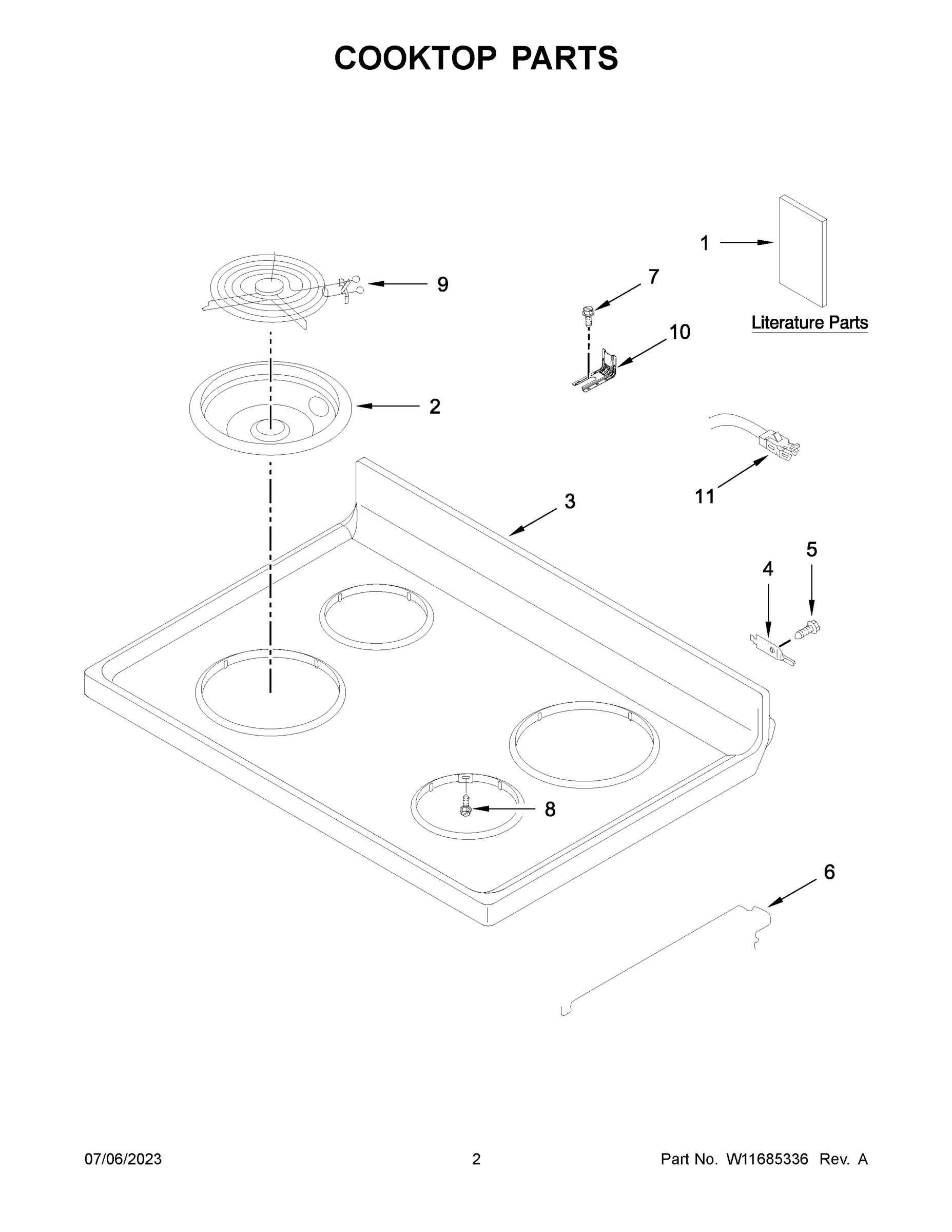 02 - COOKTOP PARTS