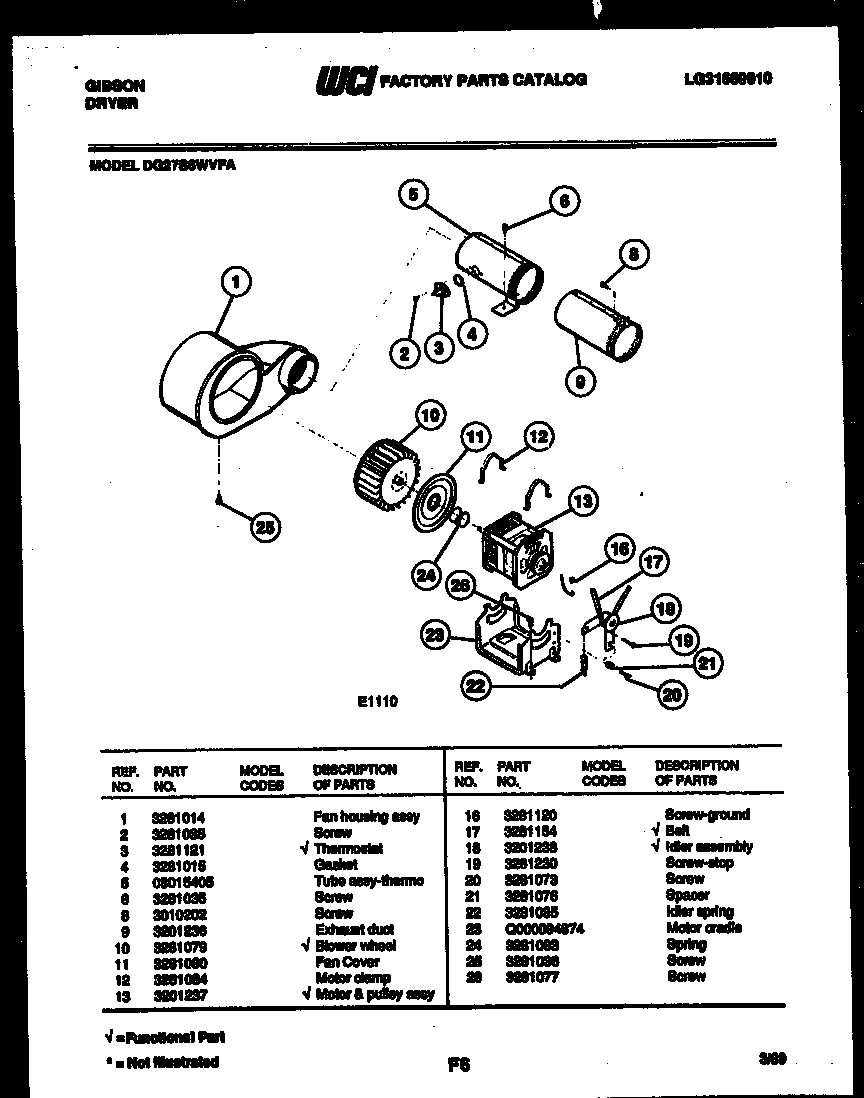 06 - MOTOR AND BLOWER PARTS