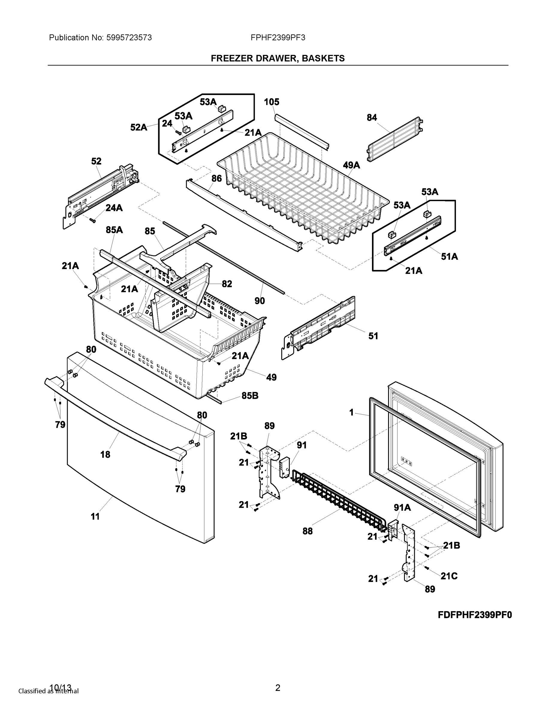 02 - FREEZER DRAWER, BASKETS