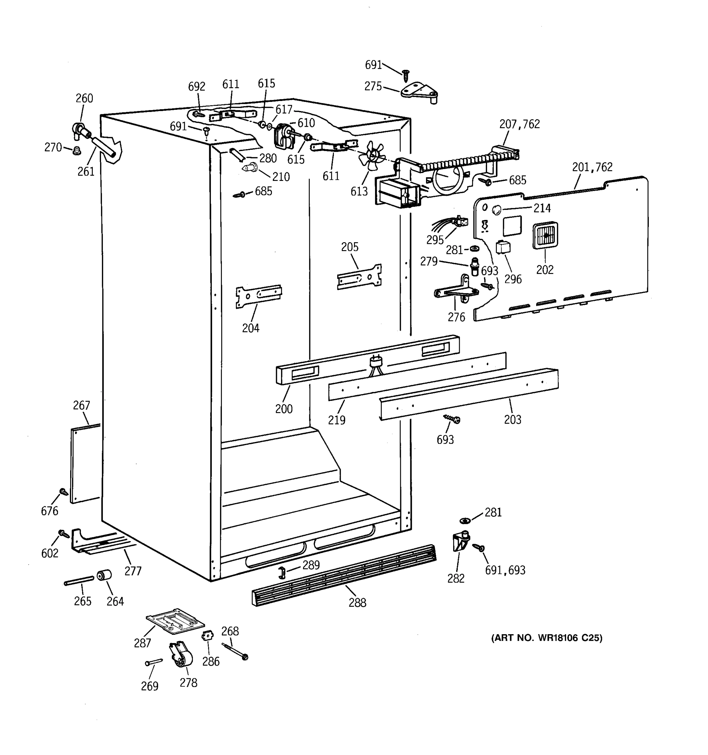 CABINET PARTS