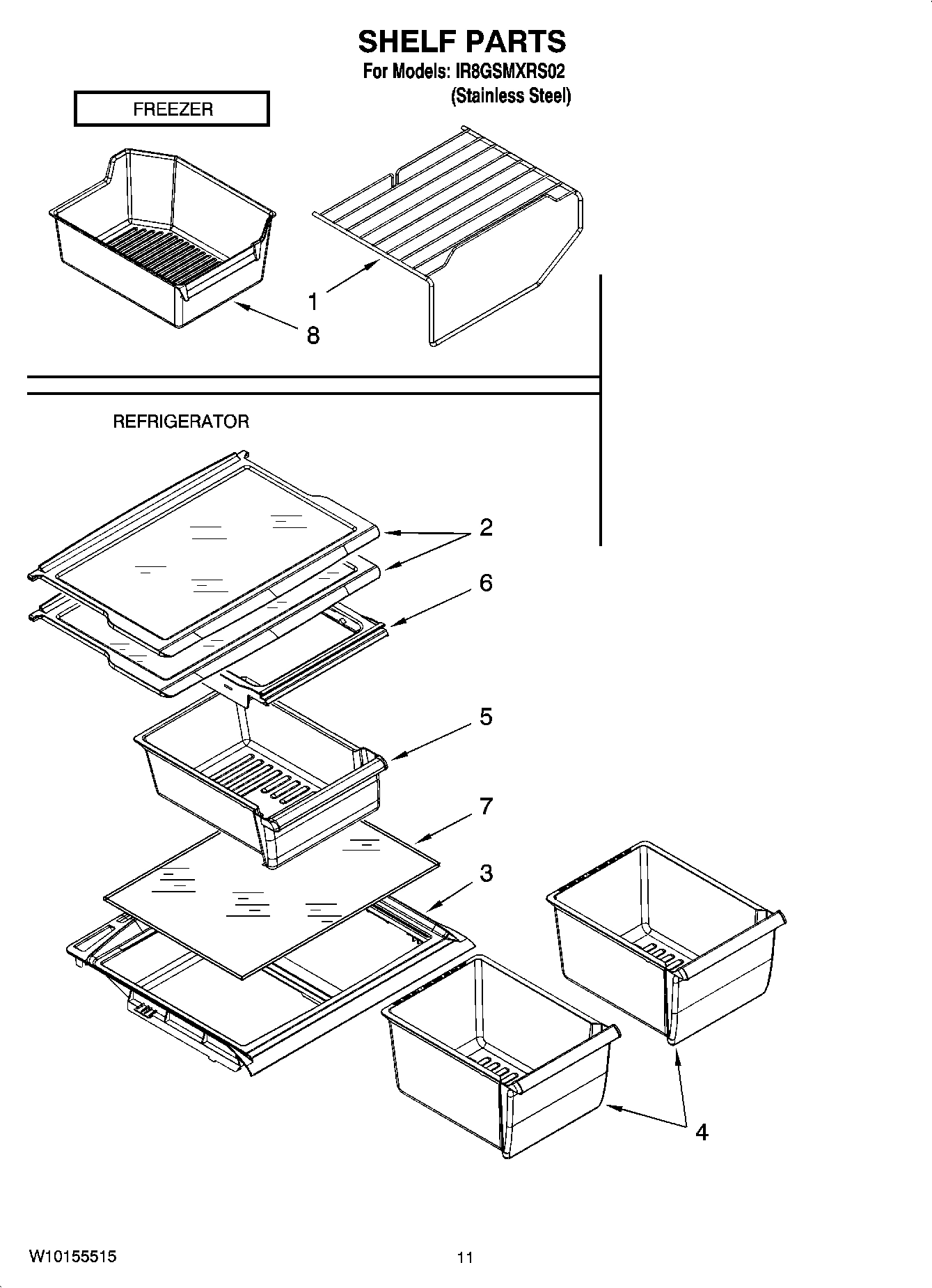 06 - SHELF PARTS, OPTIONAL PARTS