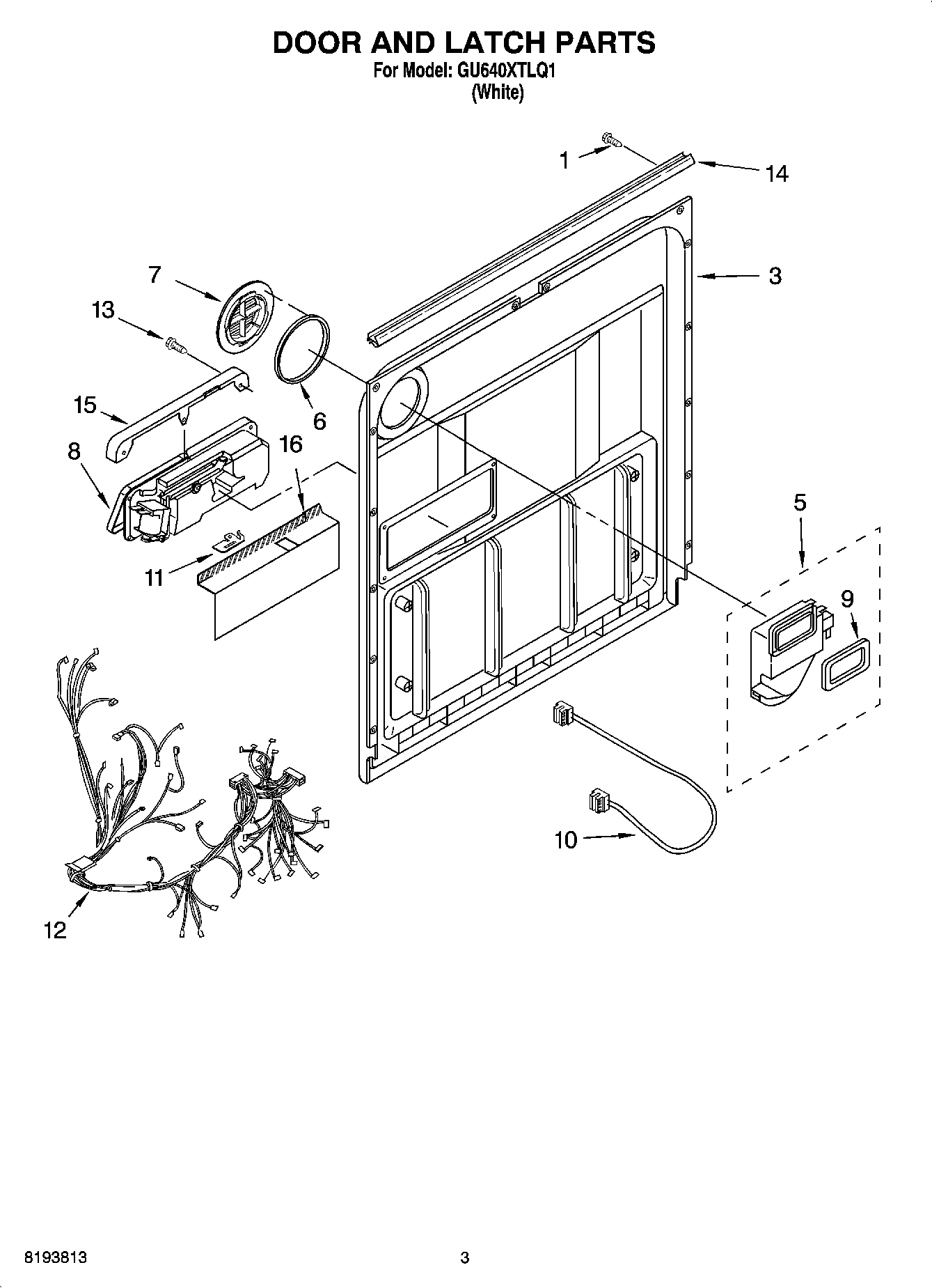 03 - DOOR AND LATCH PARTS