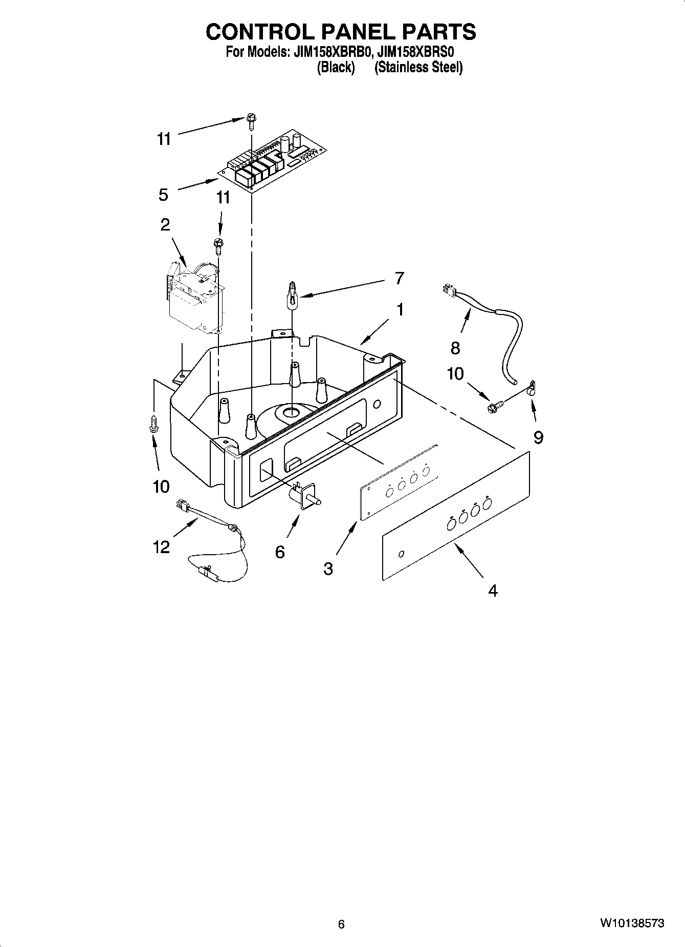 04 - CONTROL PANEL PARTS