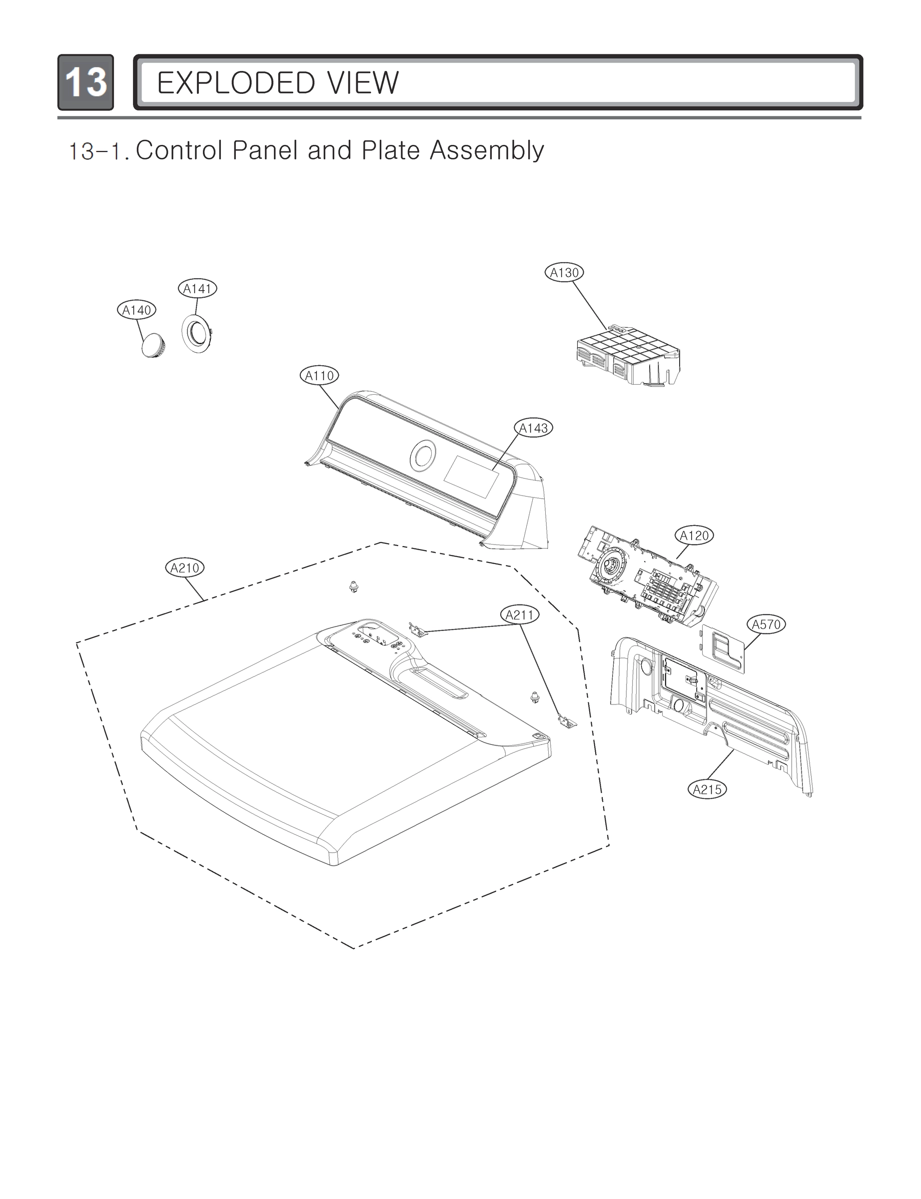 CONTROL PANEL AND PLATE ASSEMBLY