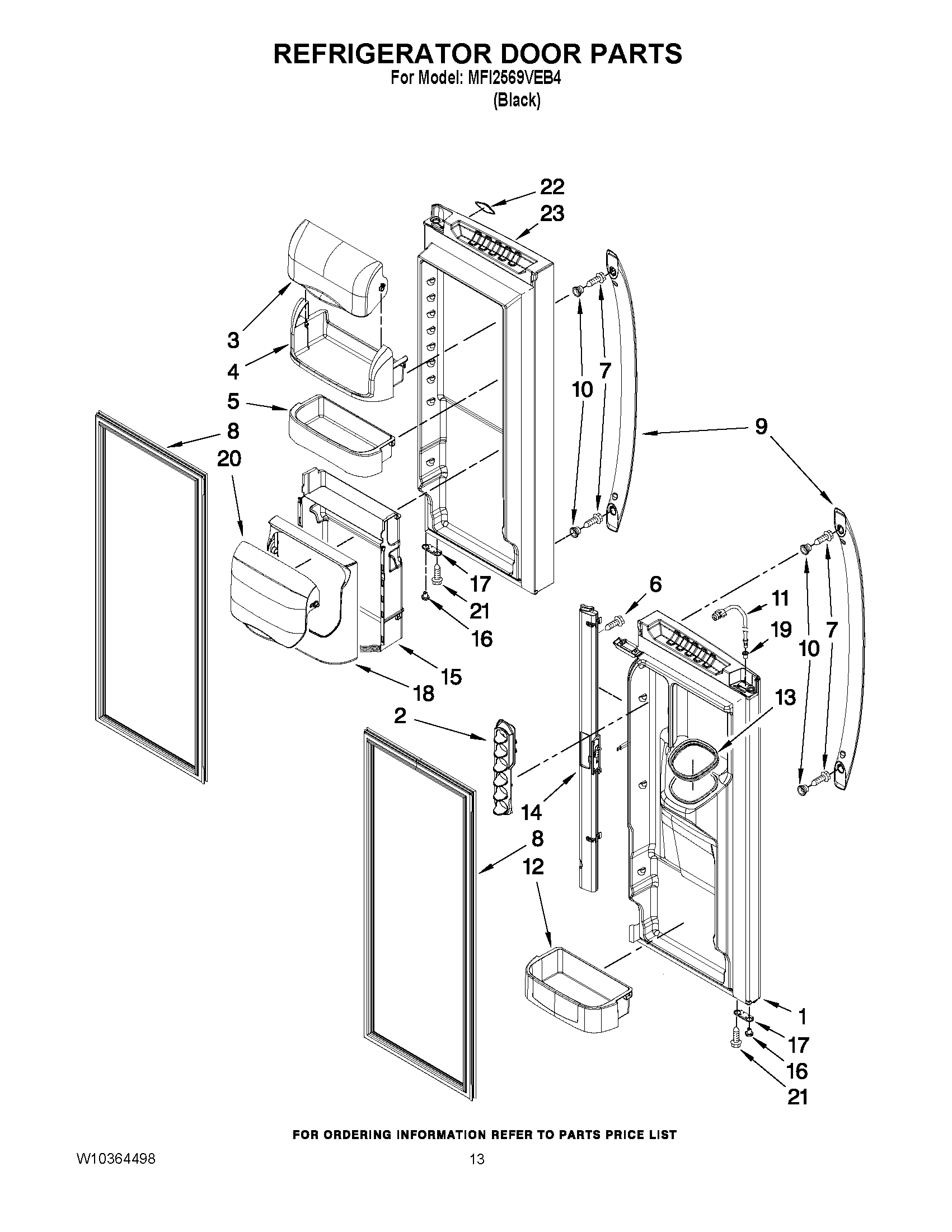 07 - REFRIGERATOR DOOR PARTS