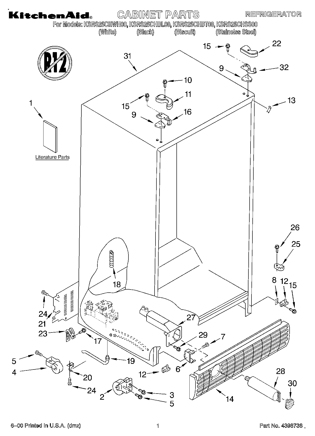 01 - CABINET, LITERATURE