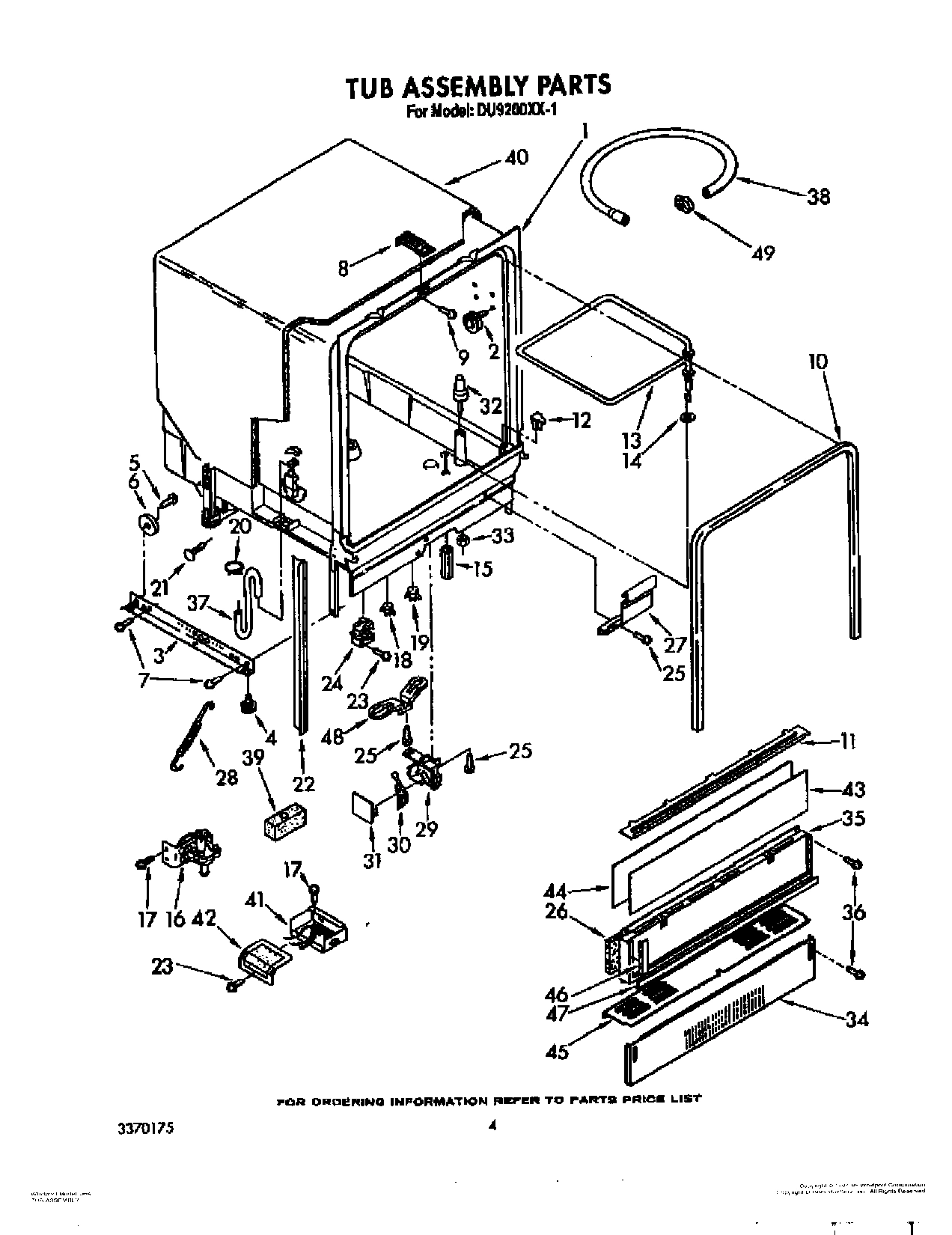 04 - TUB ASSEMBLY