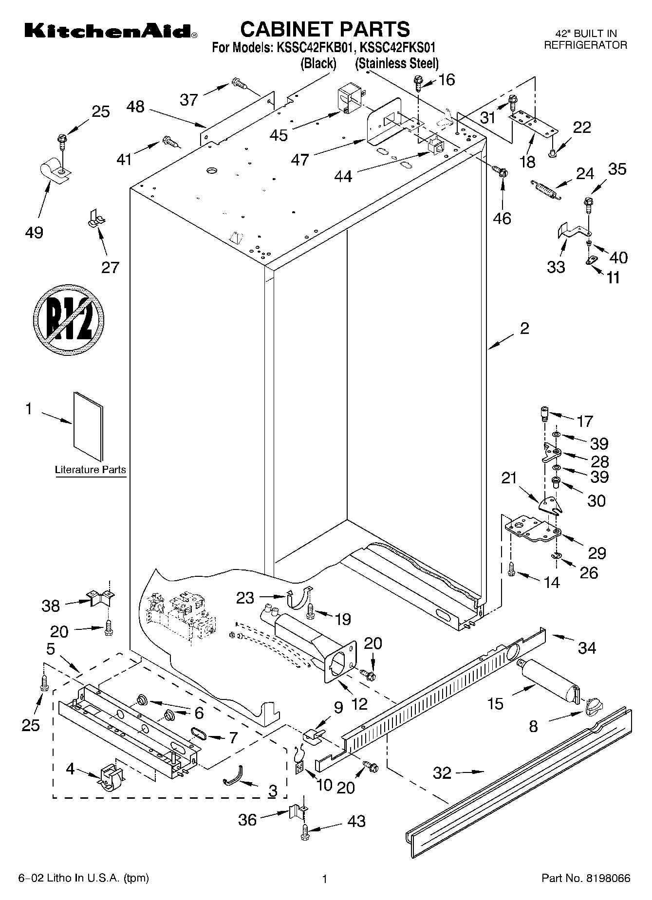 01 - CABINET, LITERATURE