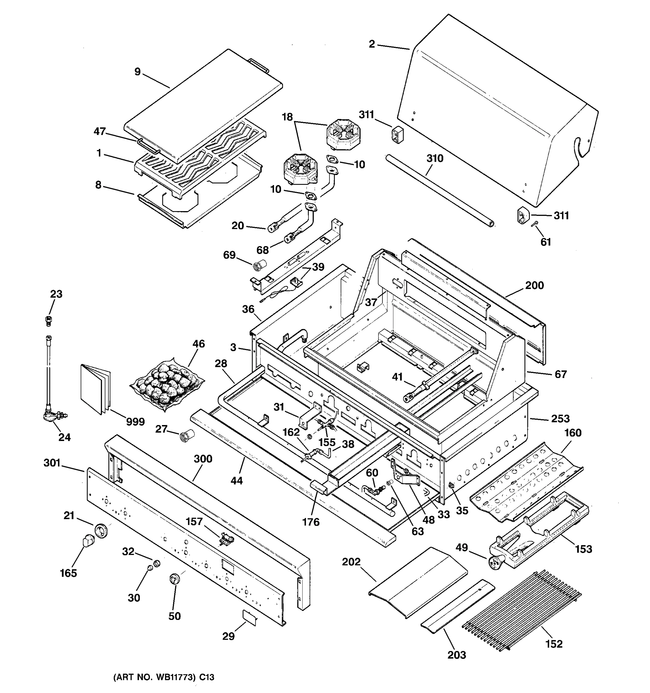 GAS GRILL PARTS
