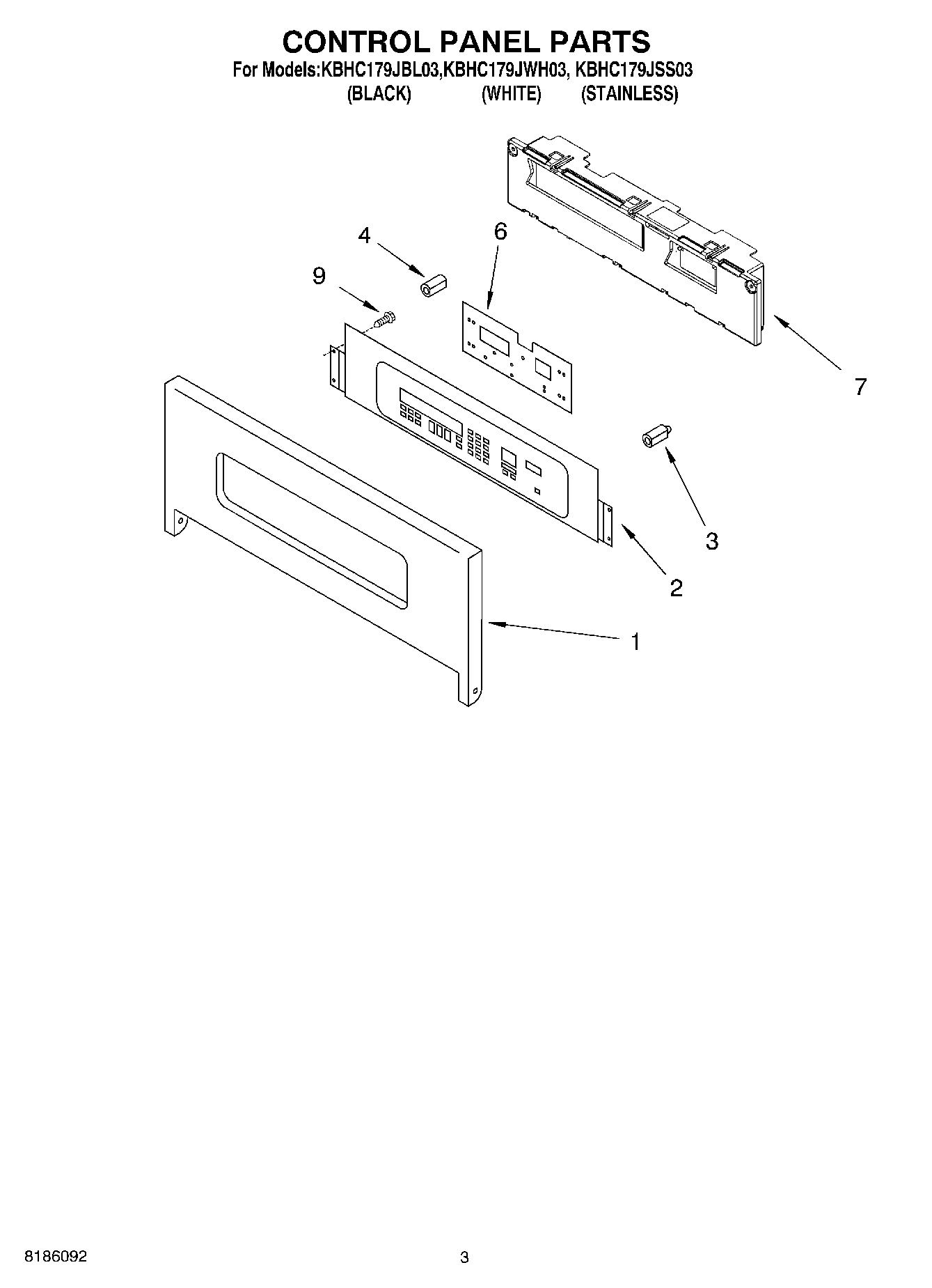 02 - CONTROL PANEL PARTS