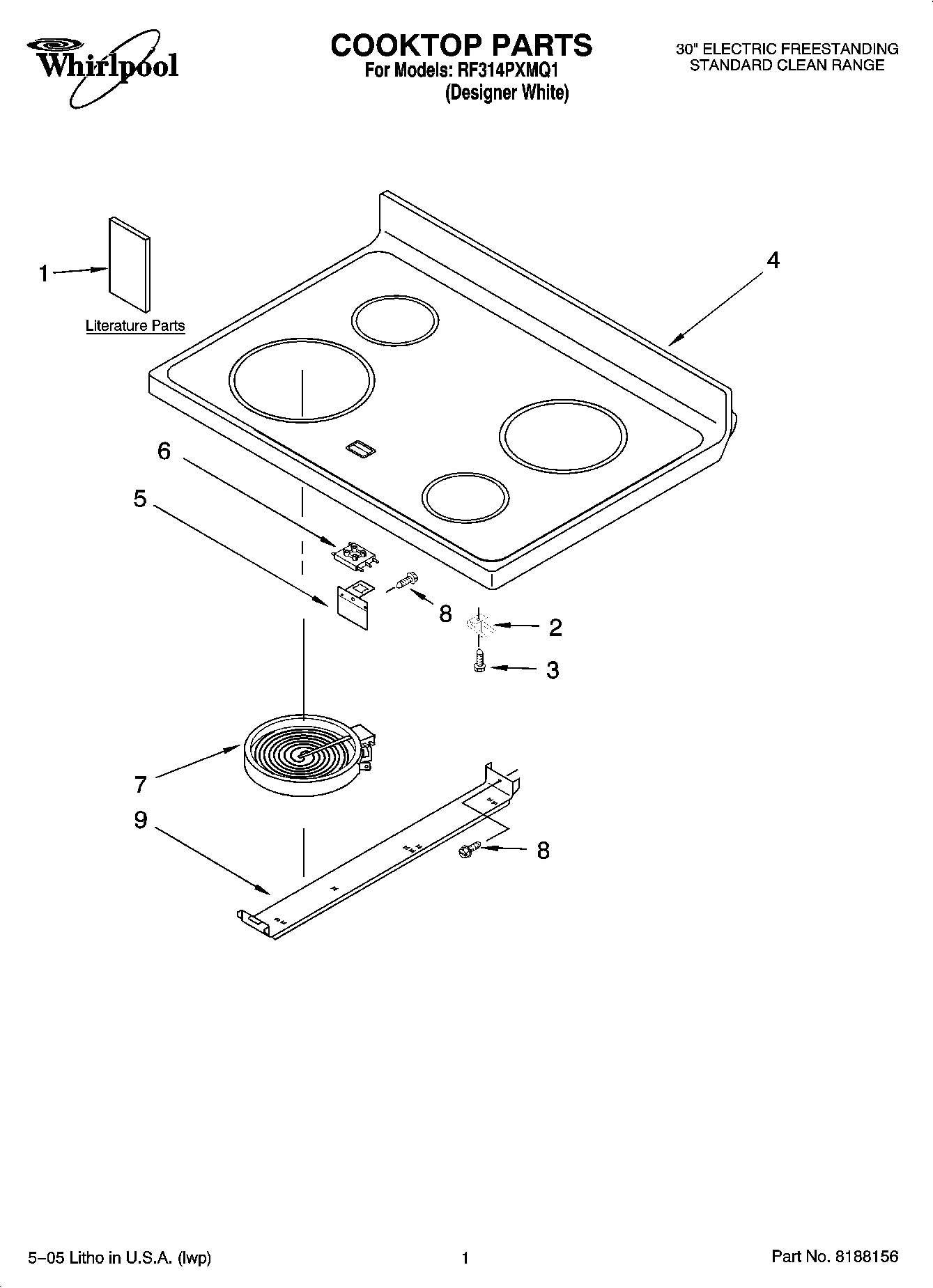 01 - COOKTOP PARTS
