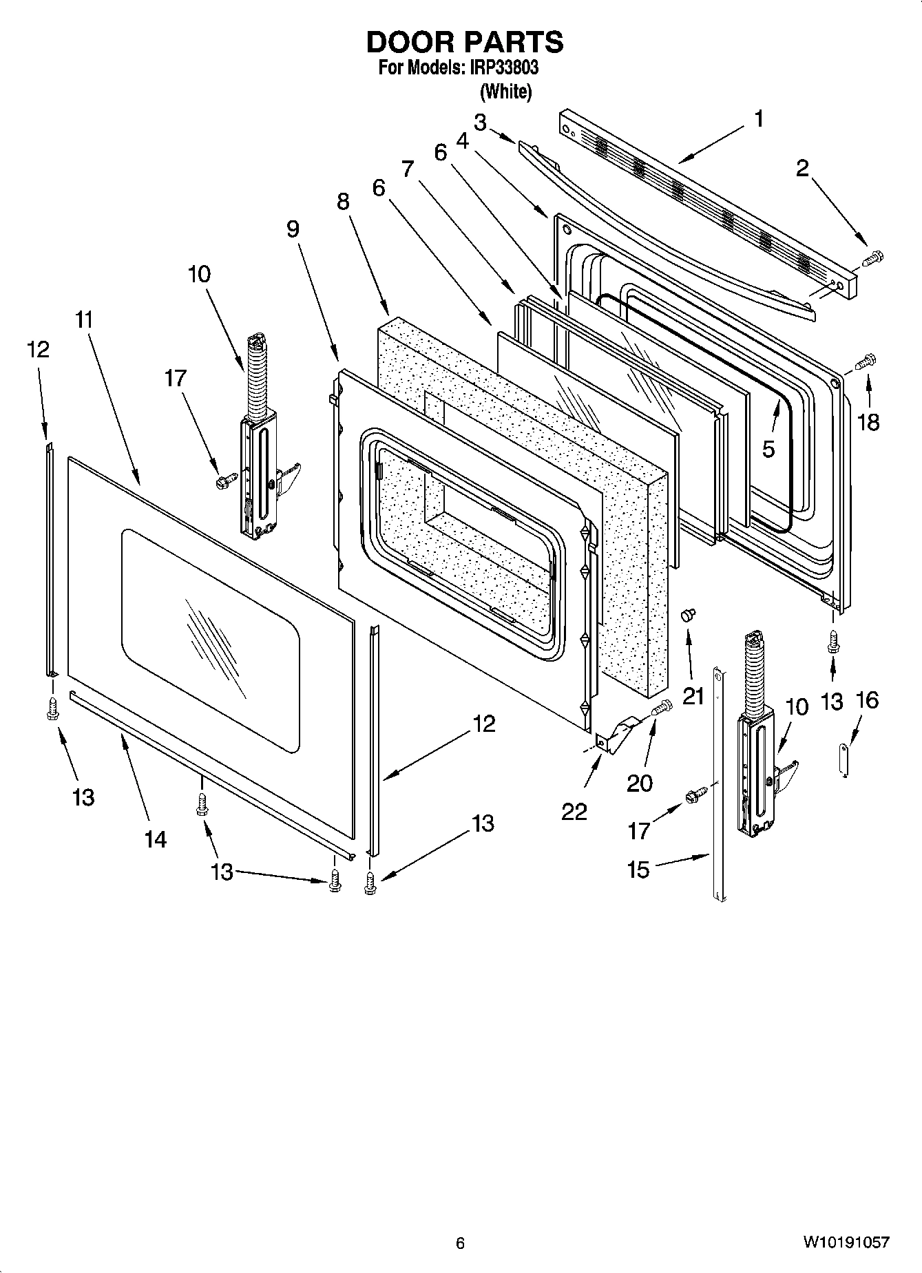 05 - DOOR PARTS, OPTIONAL PARTS (NOT INCLUDED)