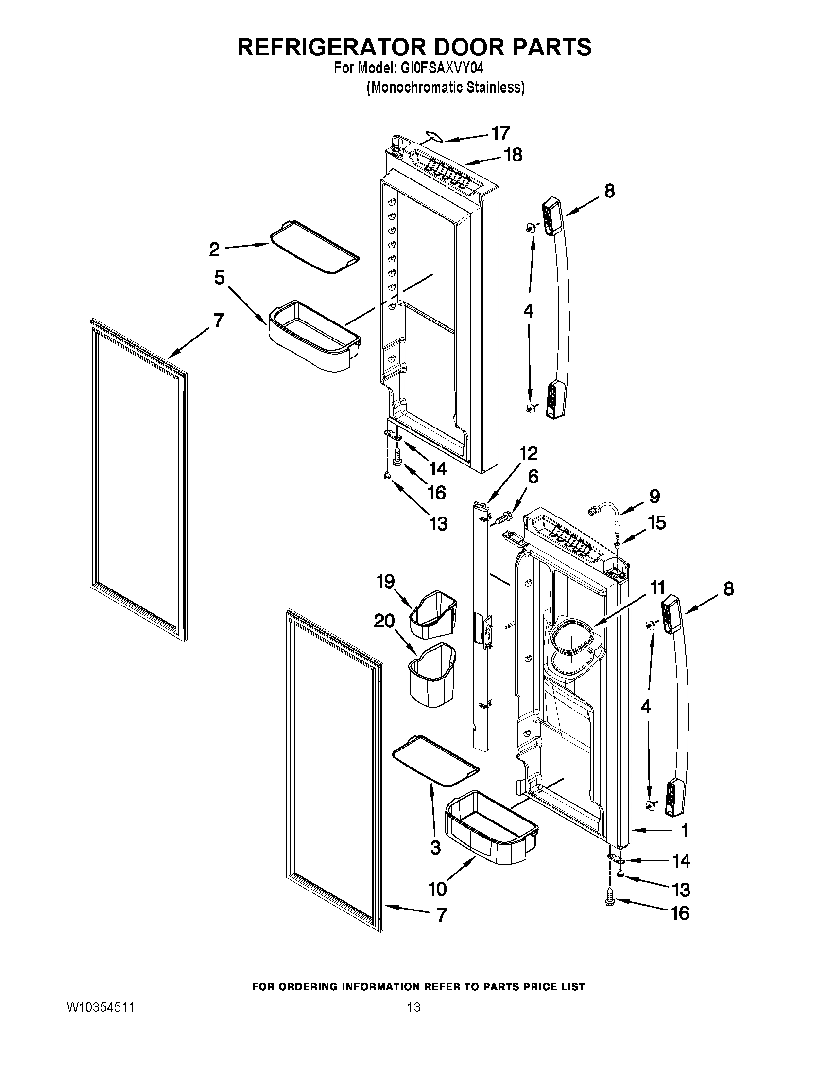 07 - REFRIGERATOR DOOR PARTS