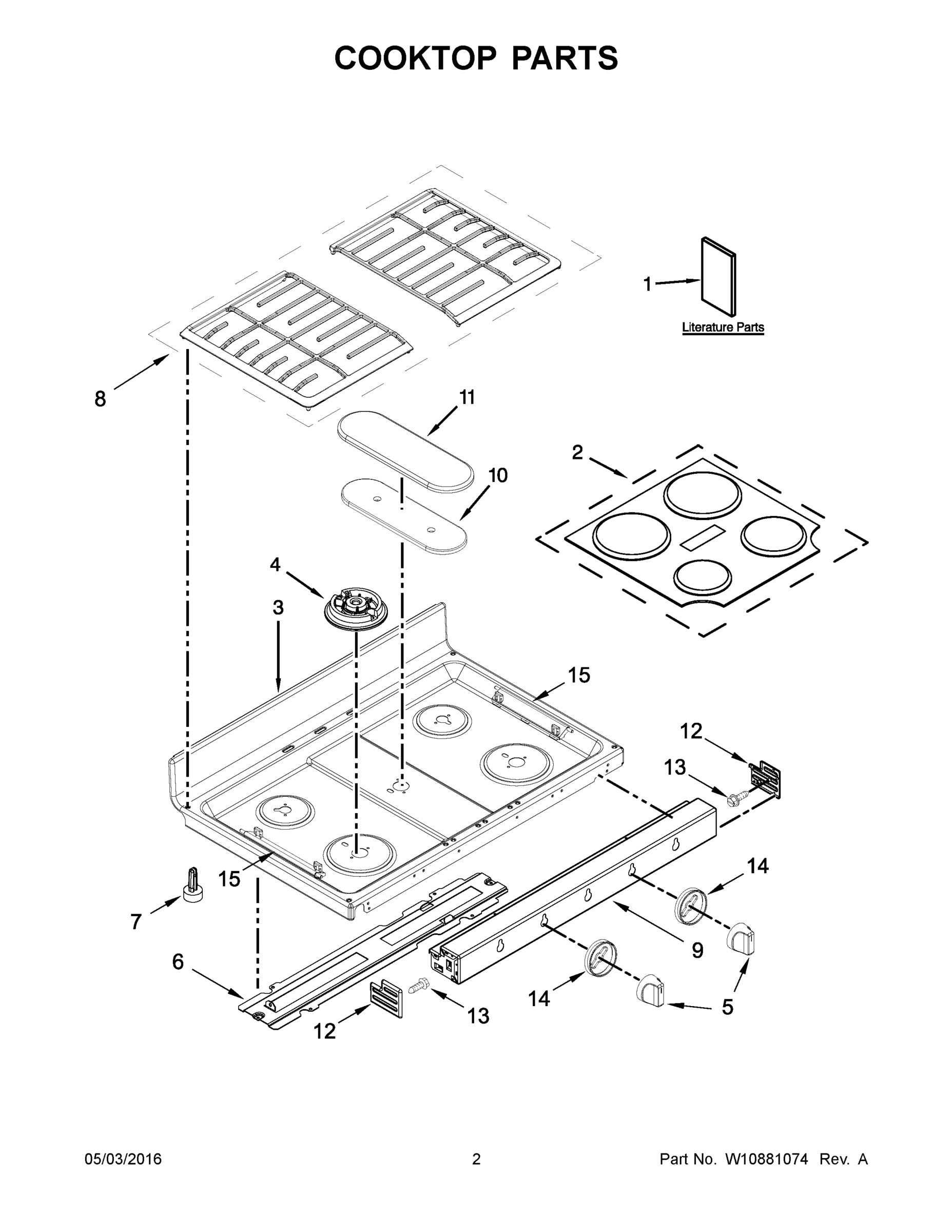 02 - COOKTOP PARTS