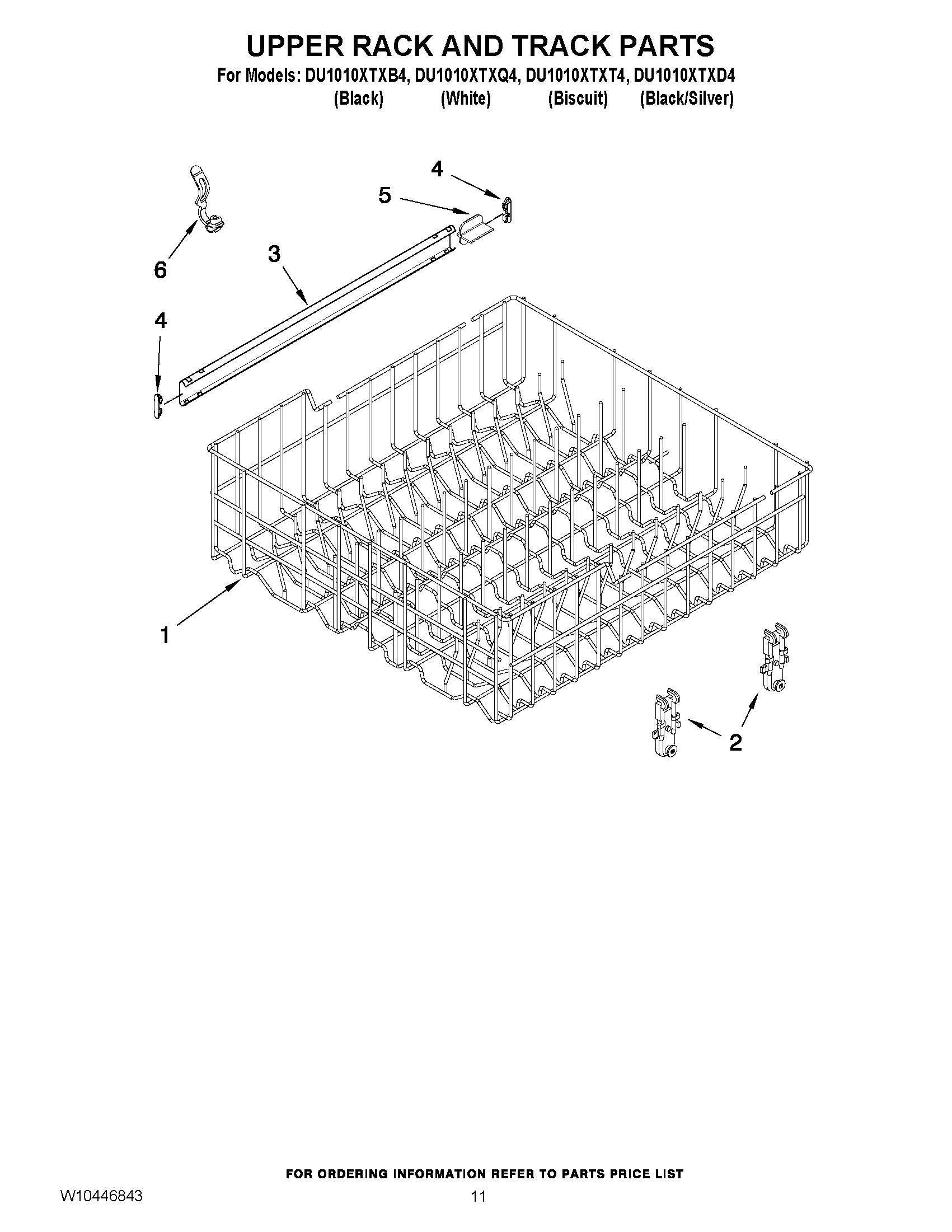 09 - UPPER RACK AND TRACK PARTS
