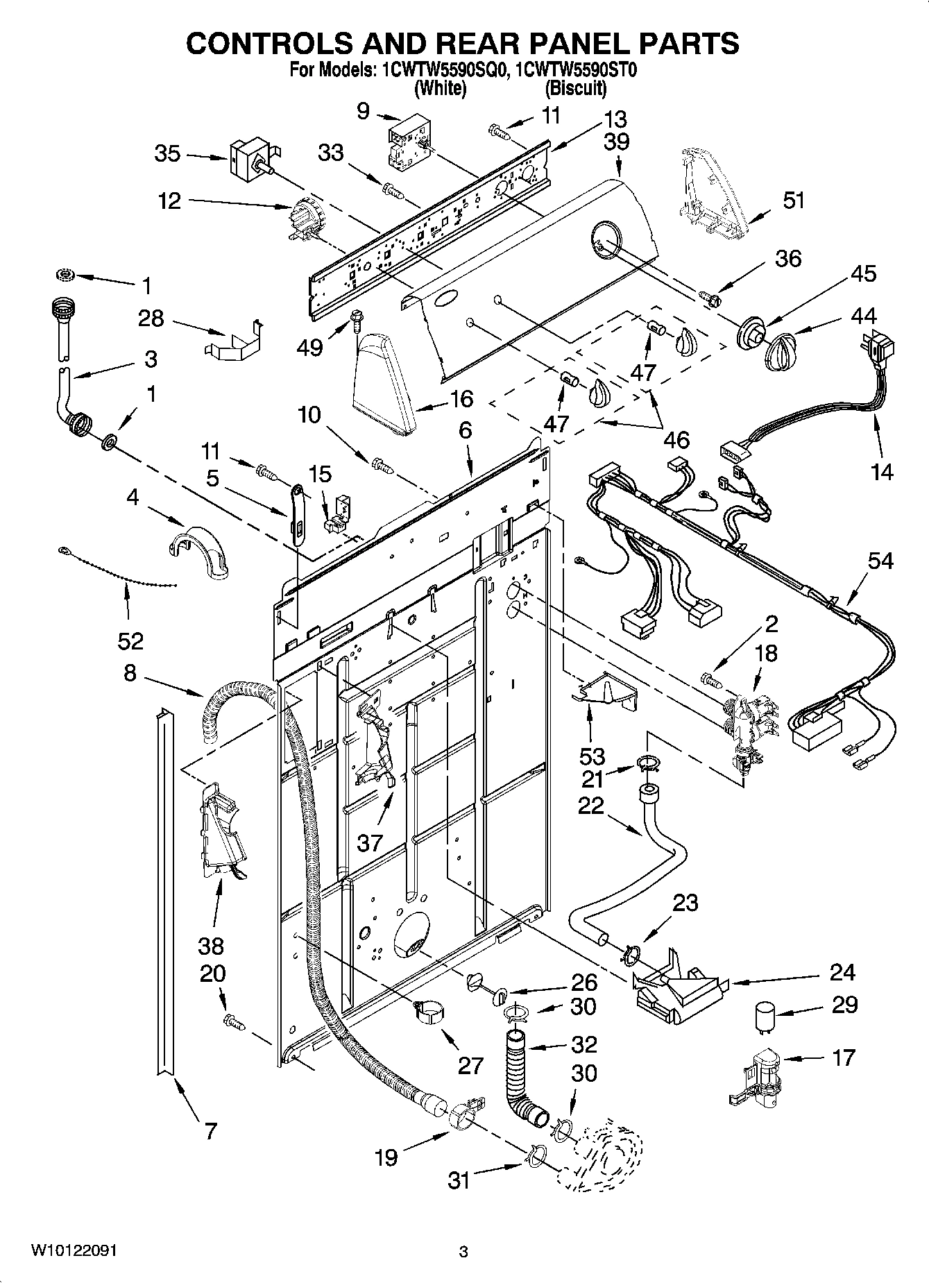 02 - CONTROLS AND REAR PANEL PARTS