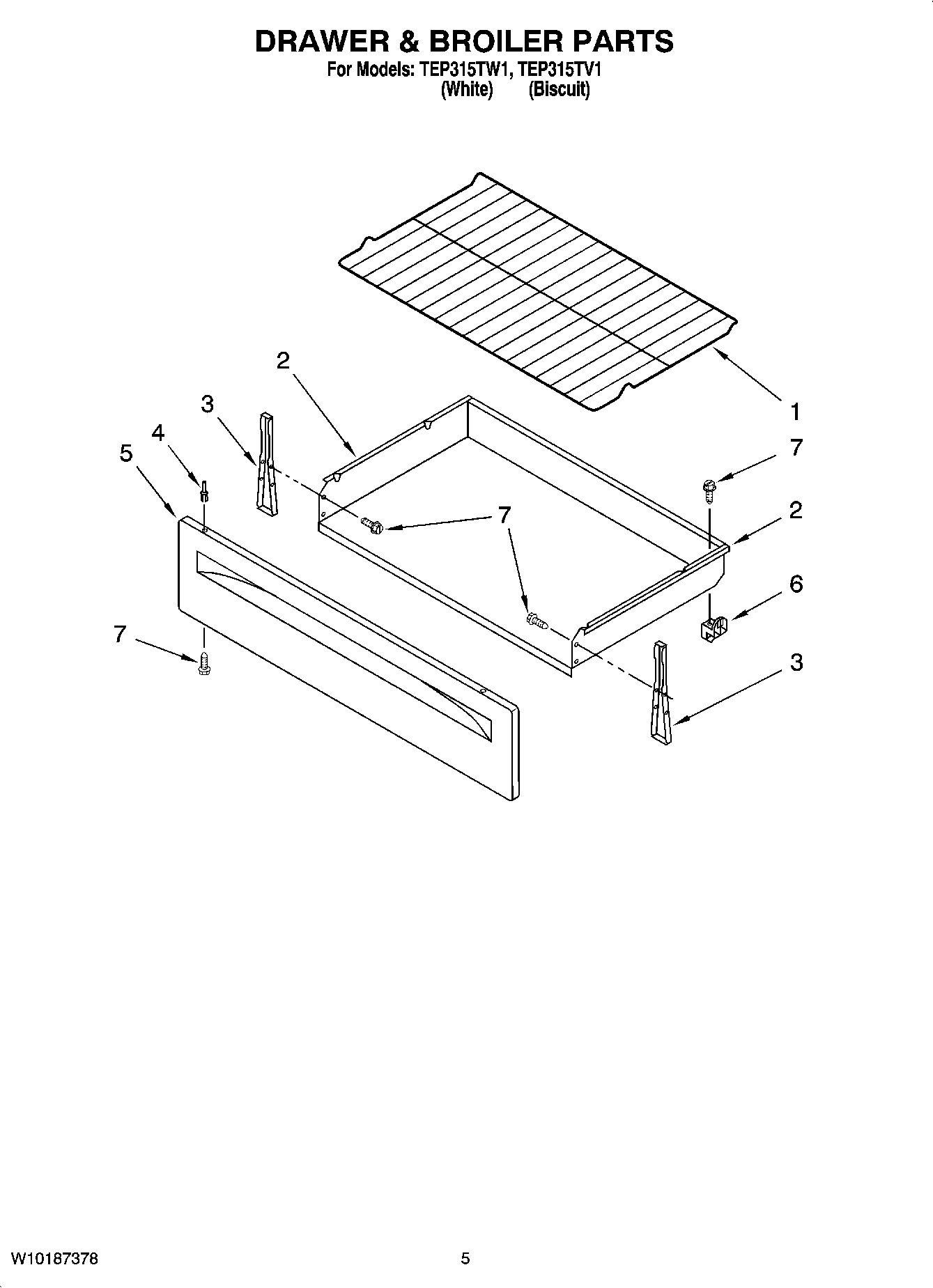 04 - DRAWER & BROILER PARTS