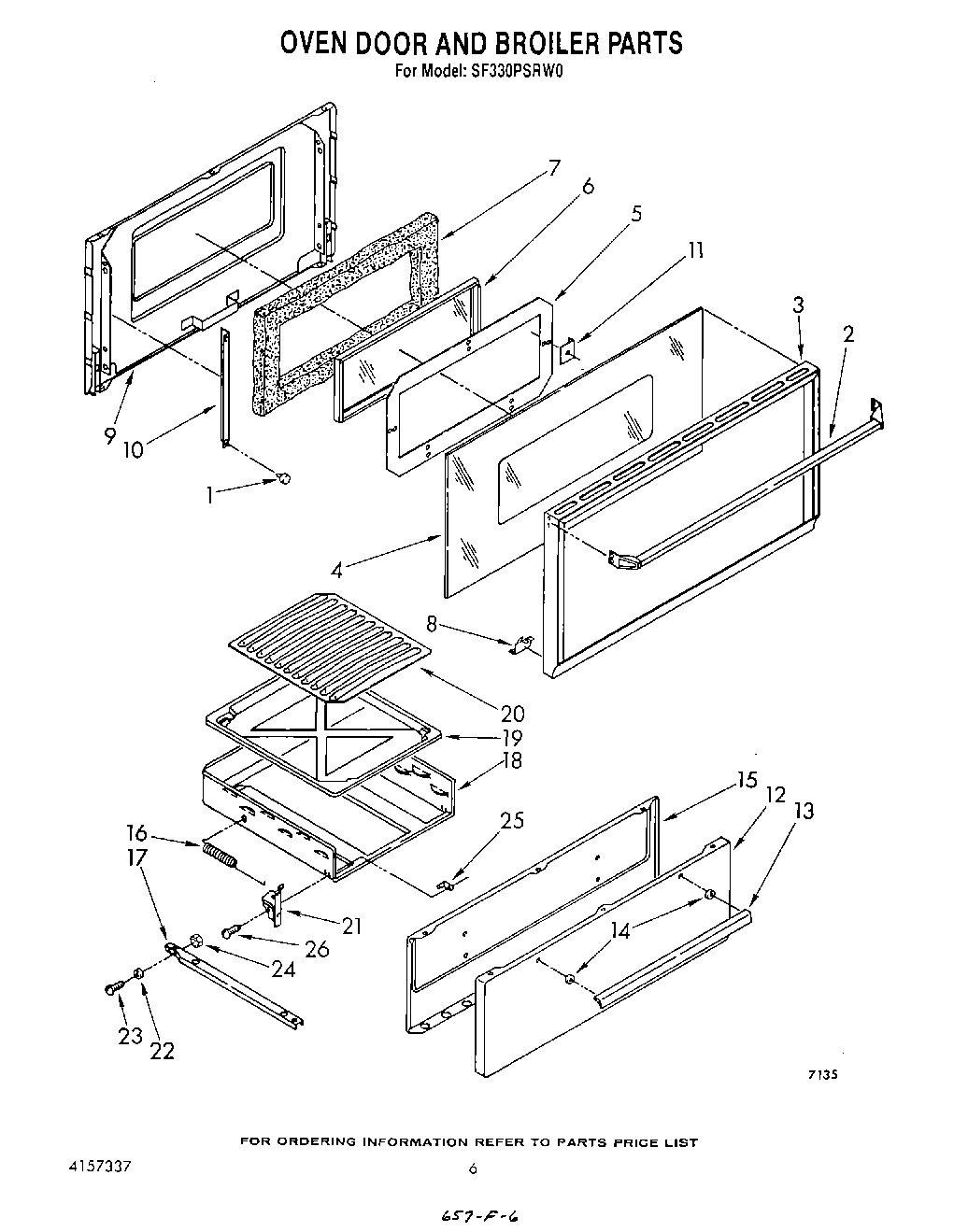 05 - OVEN DOOR AND BROILER