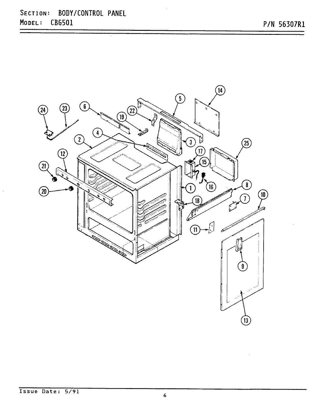 01 - BODY/CONTROL PANEL