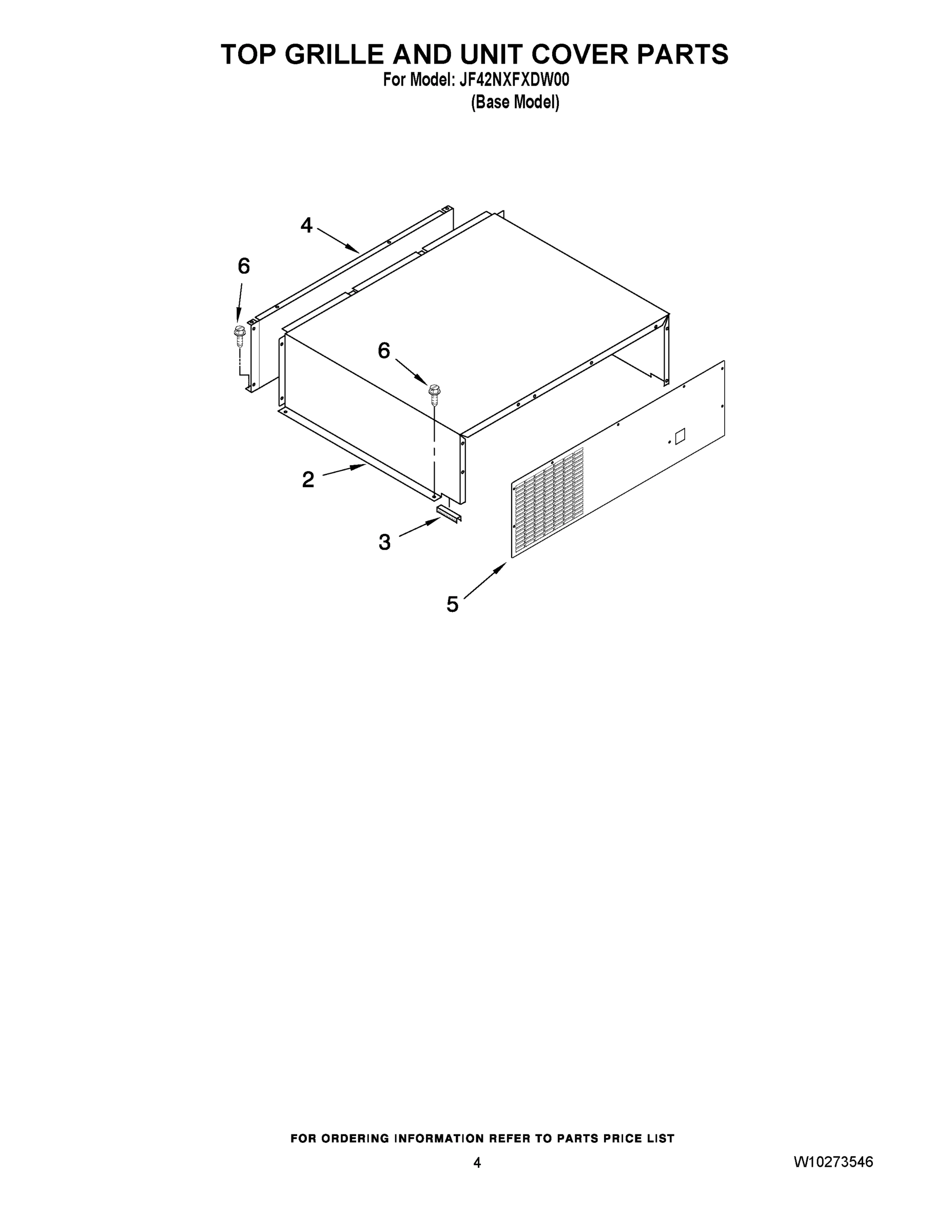 03 - TOP GRILLE AND UNIT COVER PARTS