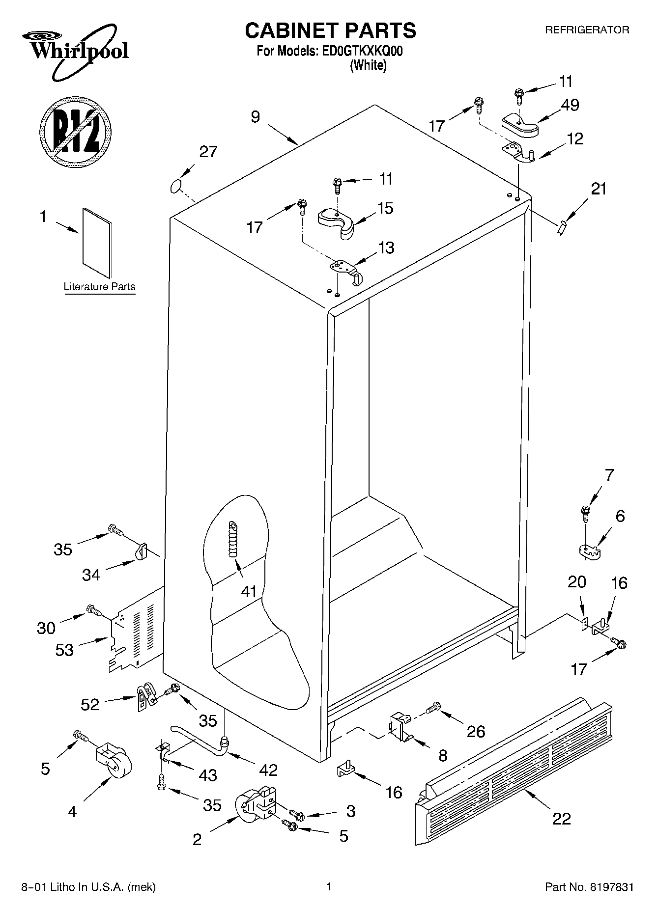01 - CABINET, LITERATURE