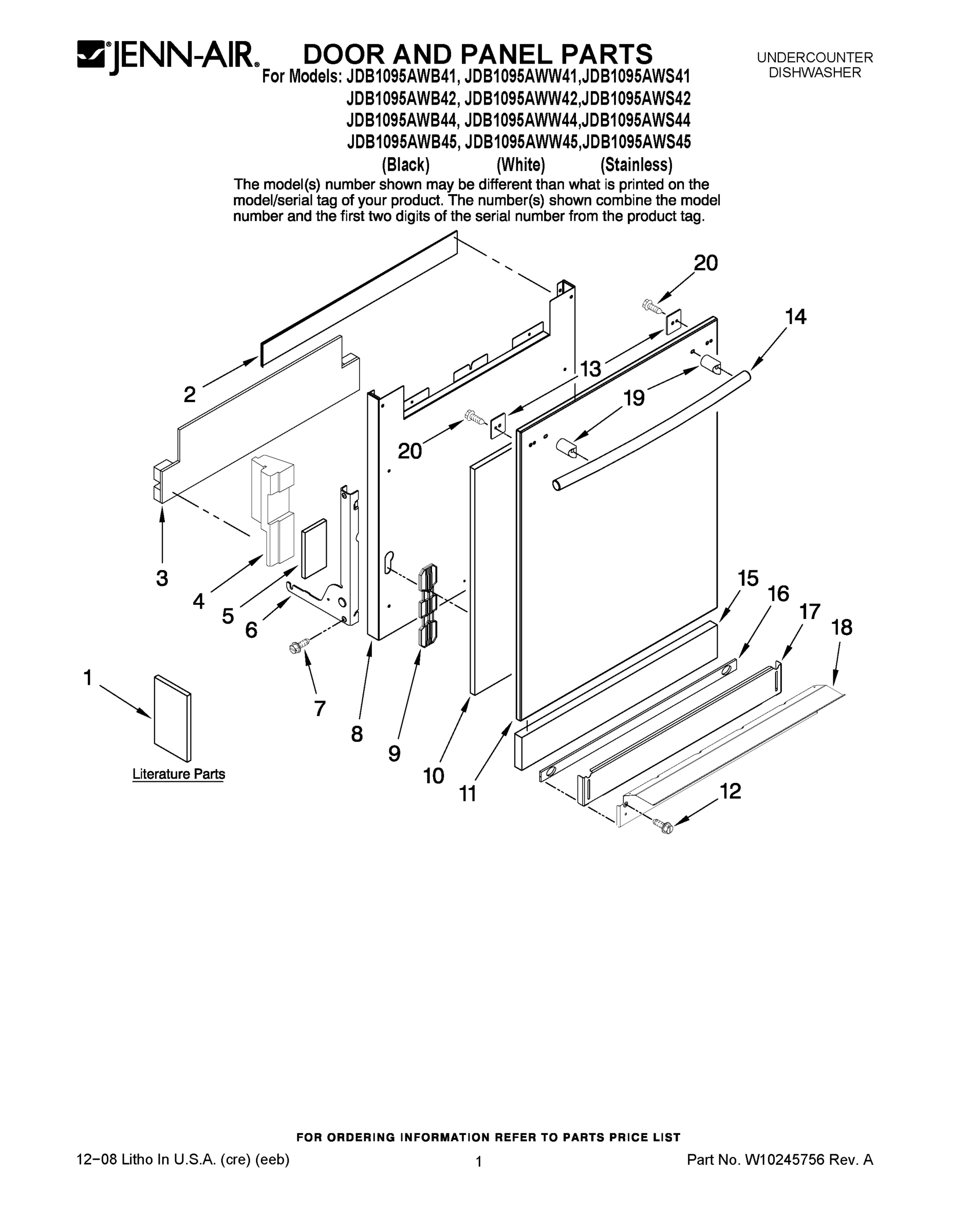 01 - DOOR AND PANEL PARTS
