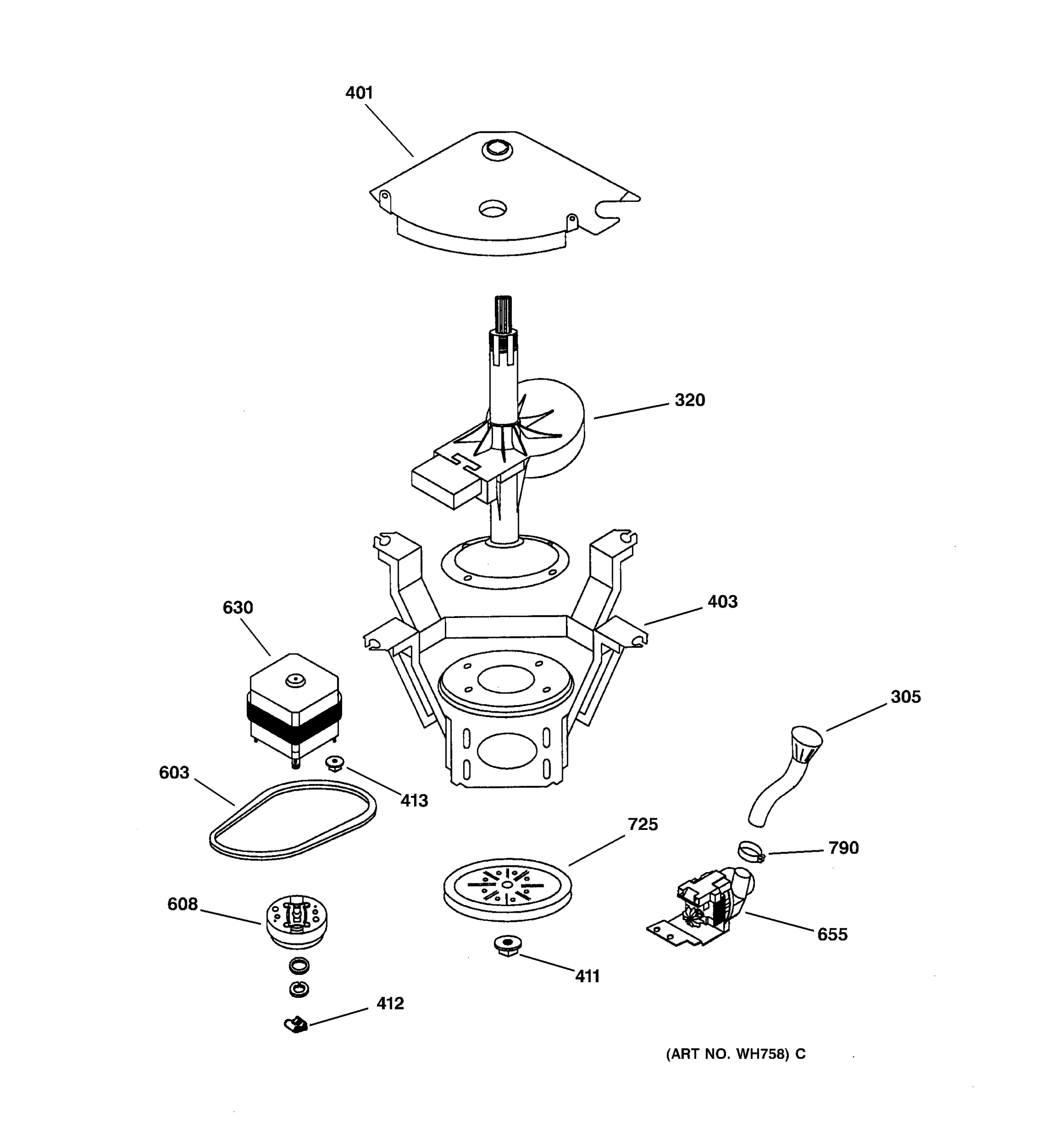 MOTOR-PUMP & DRIVE PARTS