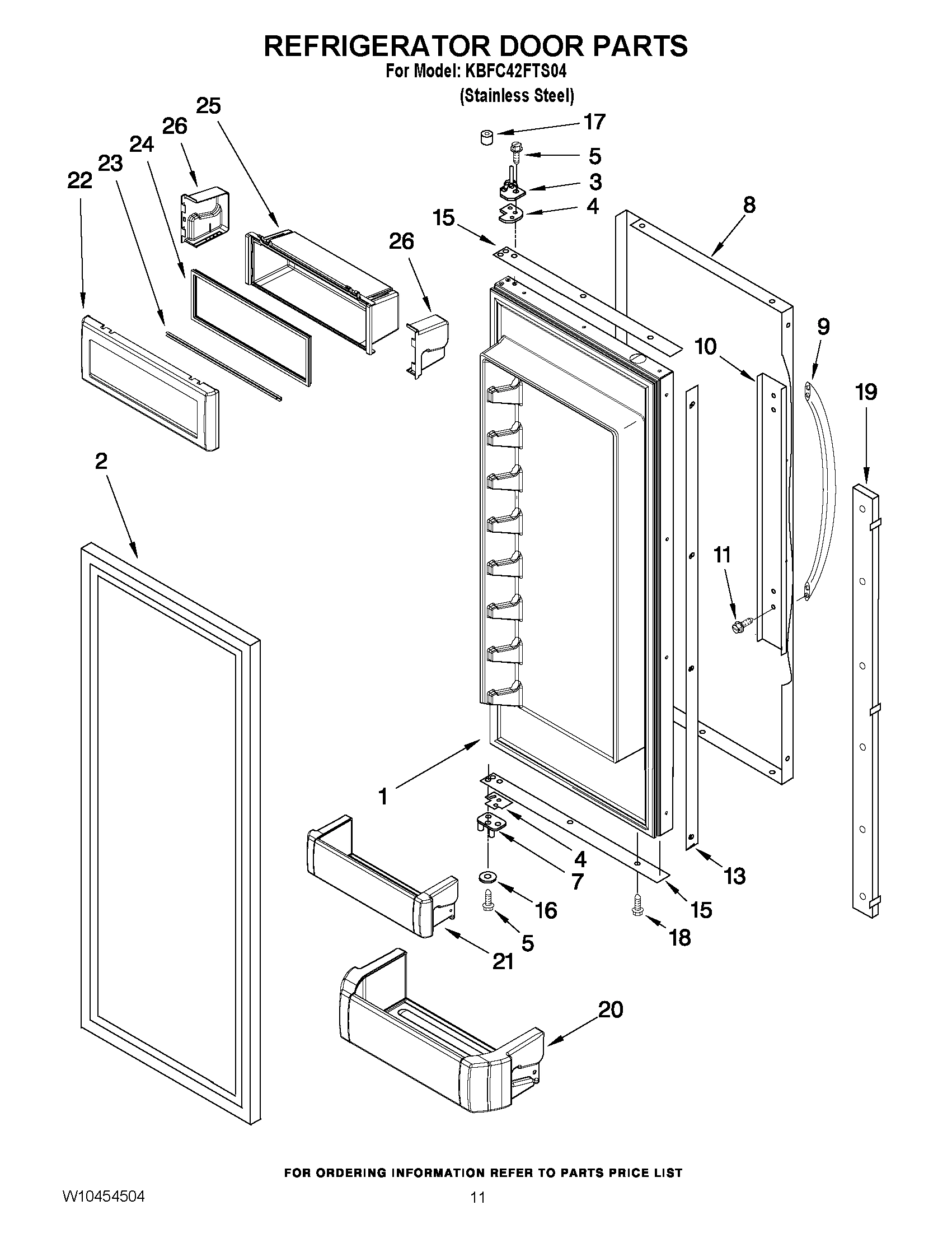 07 - REFRIGERATOR DOOR PARTS