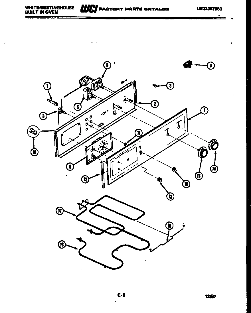 02 - BROILER PARTS AND CONTROL PANEL
