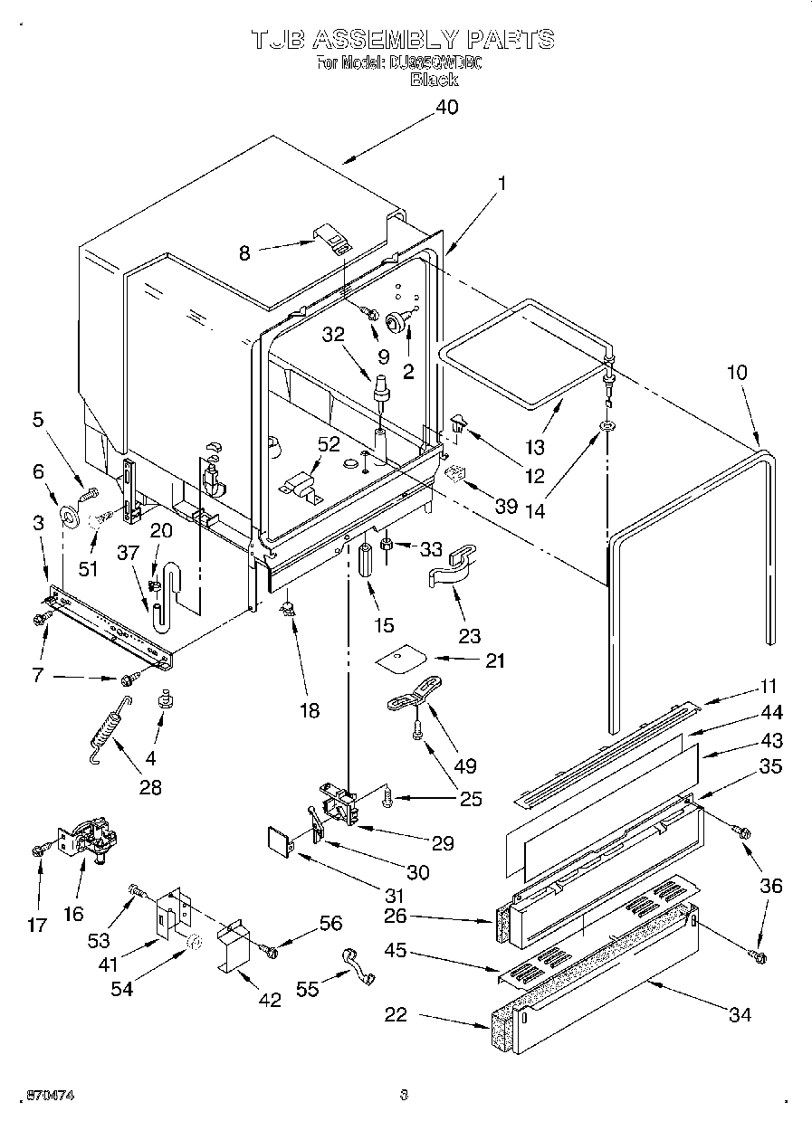 03 - TUB ASSEMBLY