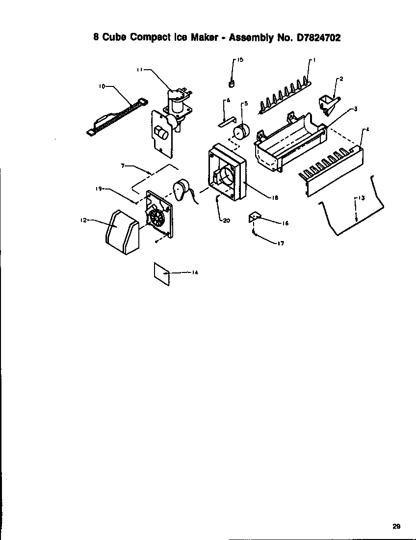 01 - 8 CUBE COMPACT ICE MAKER