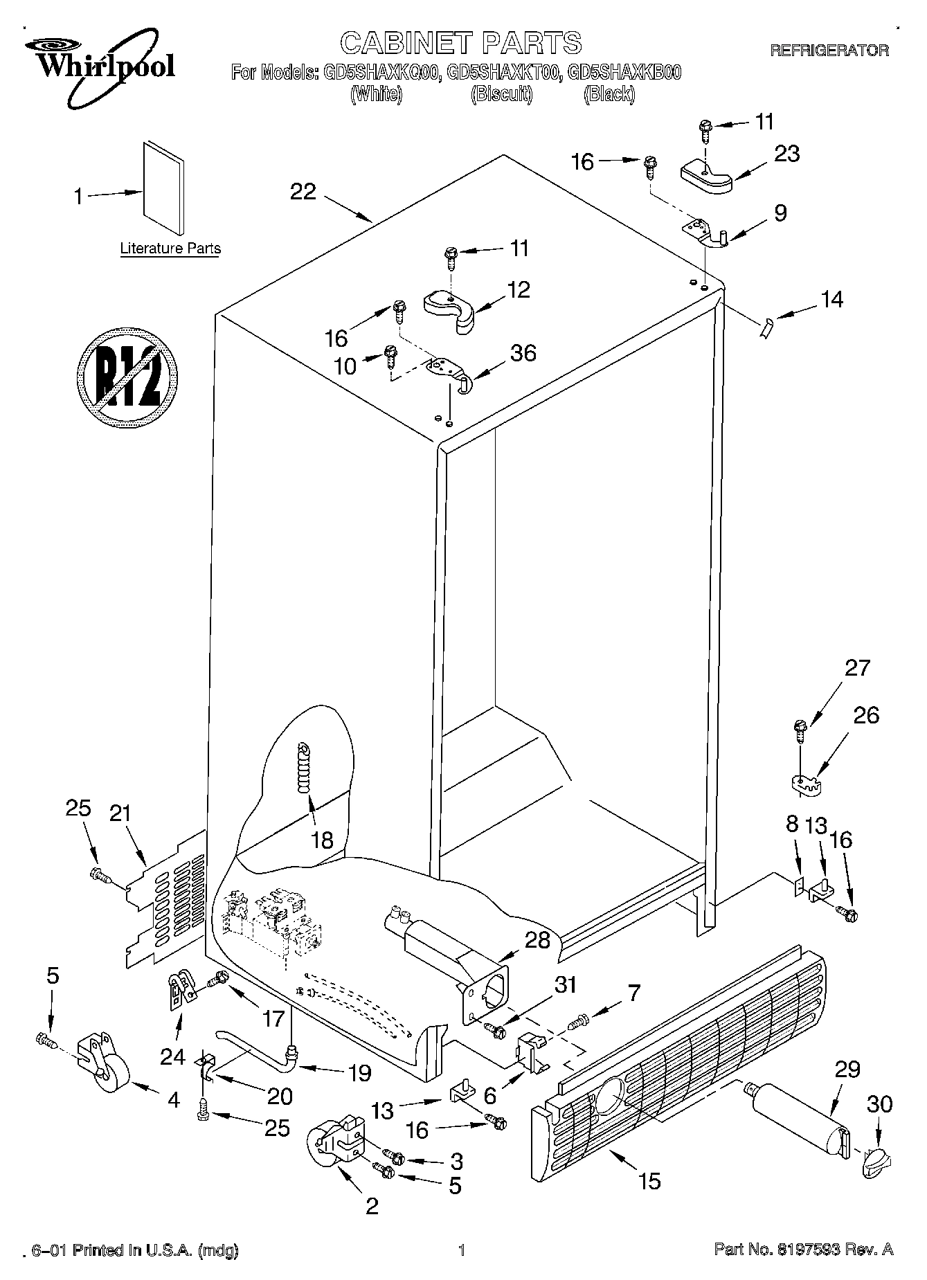 01 - CABINET, LITERATURE