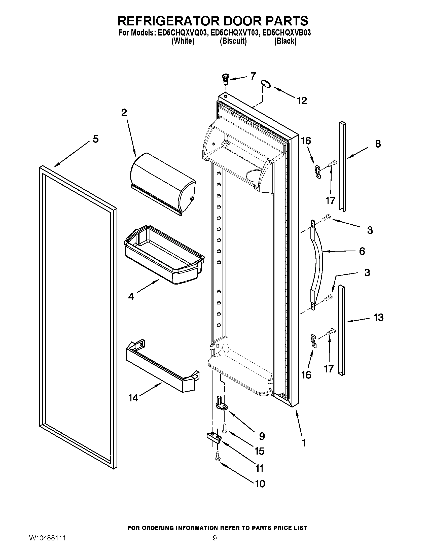 06 - REFRIGERATOR DOOR PARTS