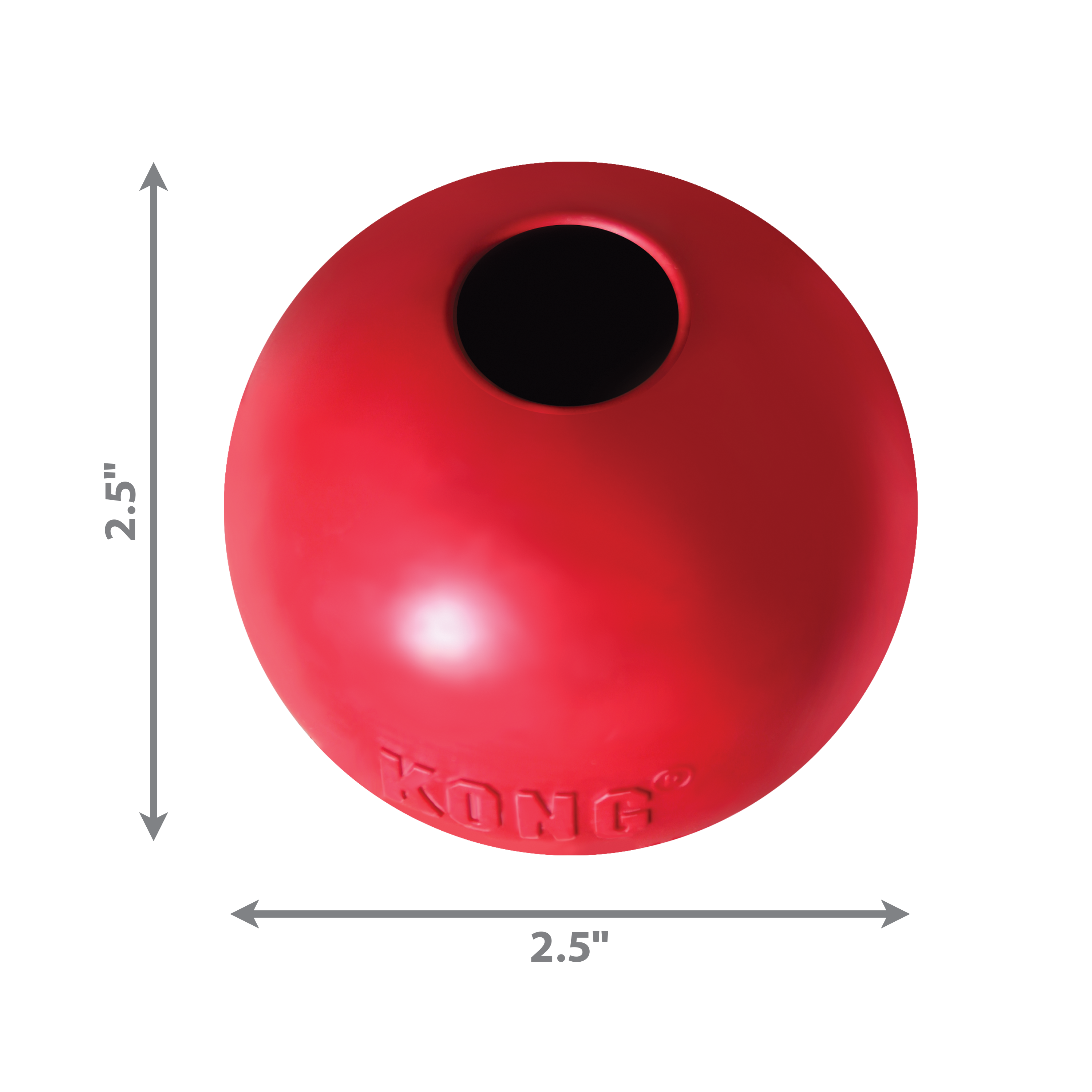 KONG Ball w/Hole dimoffpack immagine del prodotto