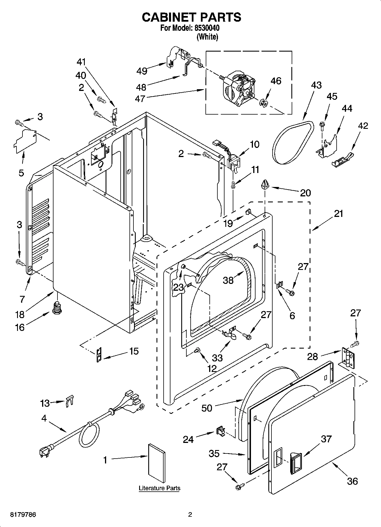 01 - CABINET PARTS