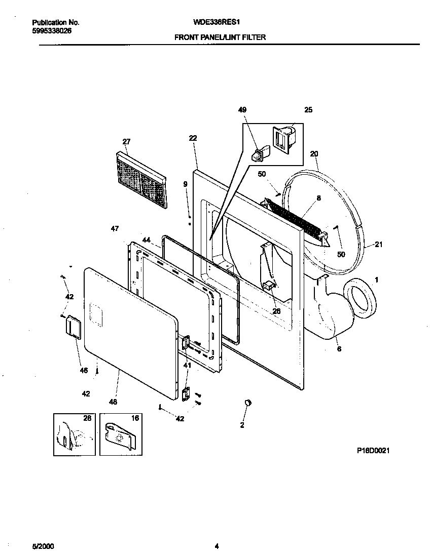03 - FRNT PNL, LINT FILTER