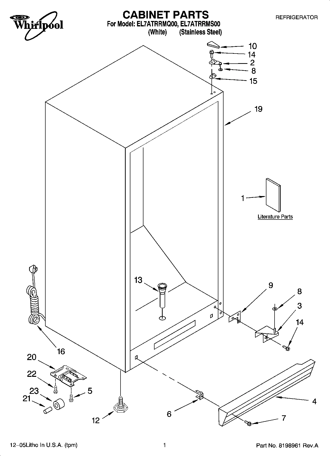 01 - CABINET PARTS