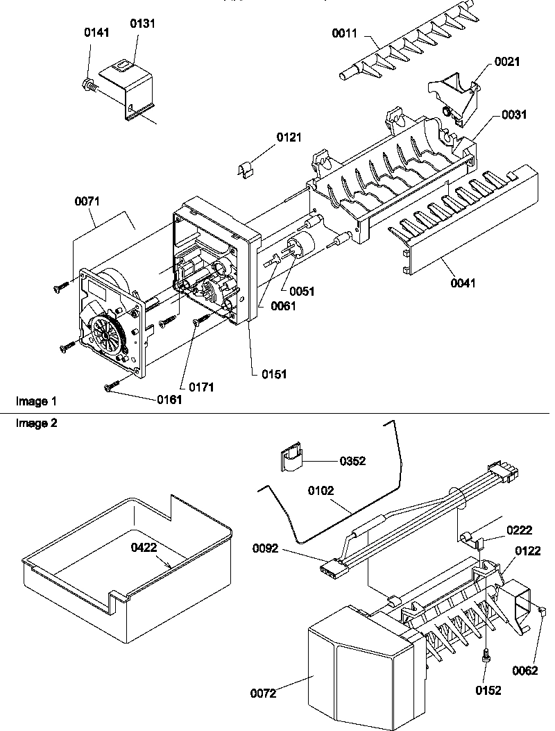 05 - ICE MAKER ASSY PARTS