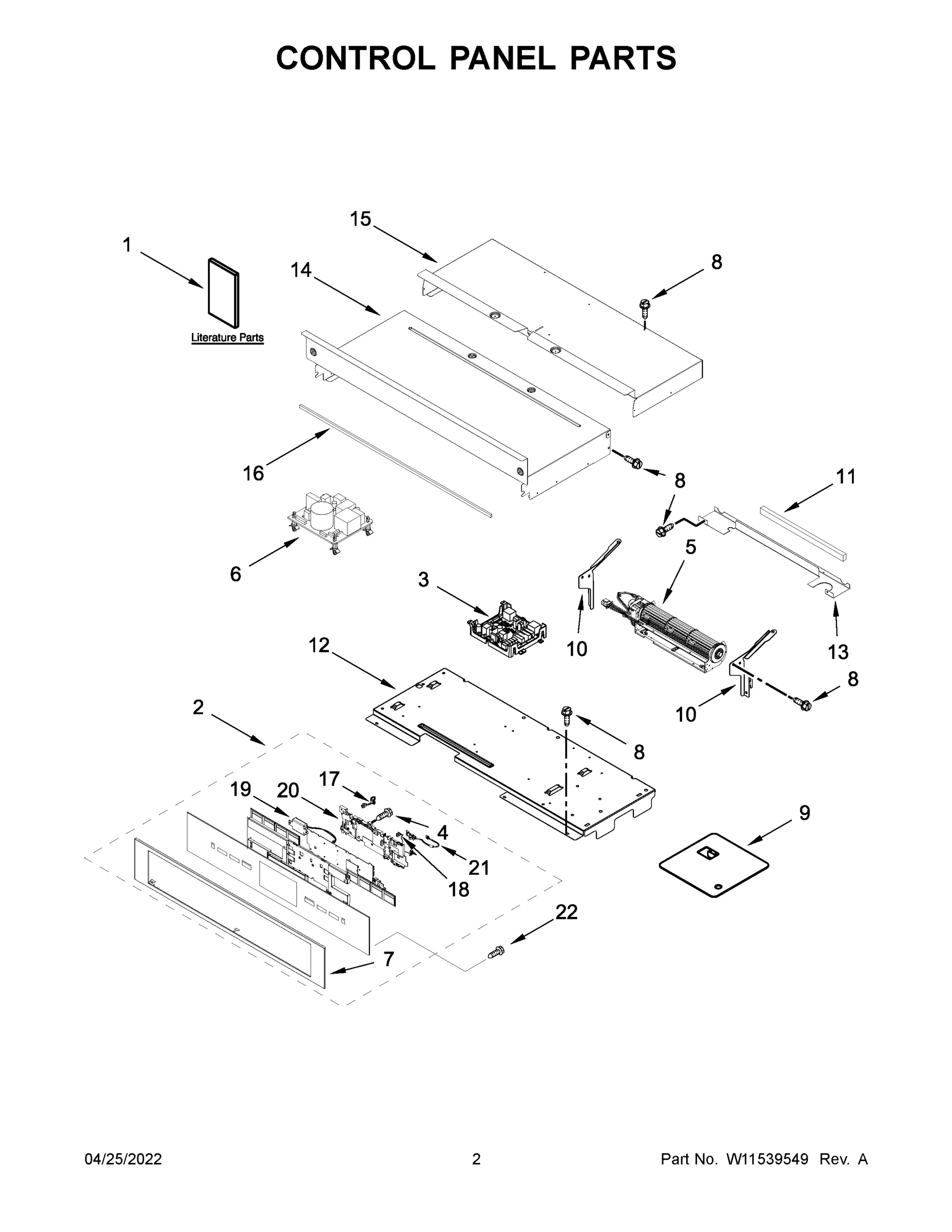 02 - CONTROL PANEL PARTS