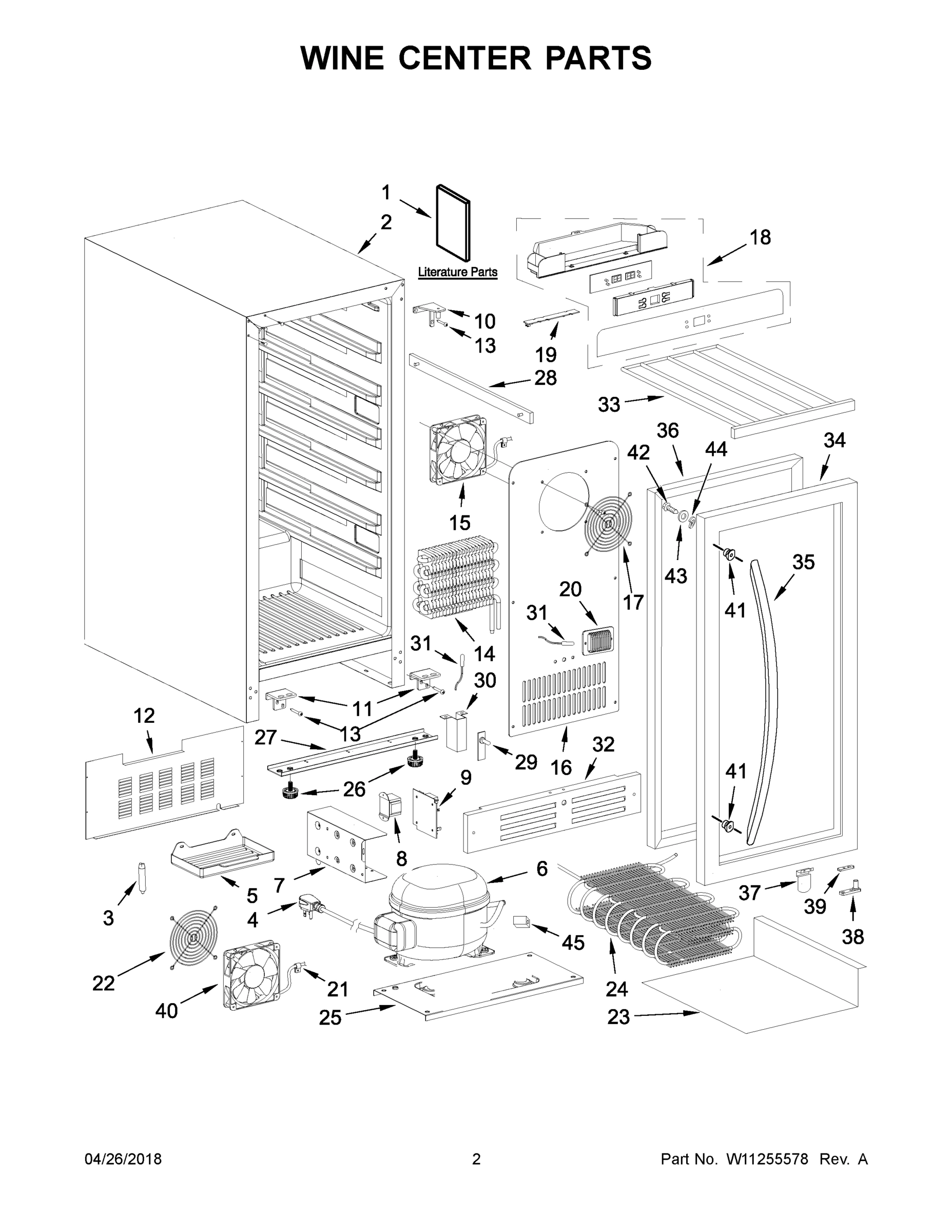 02 - WINE CENTER PARTS