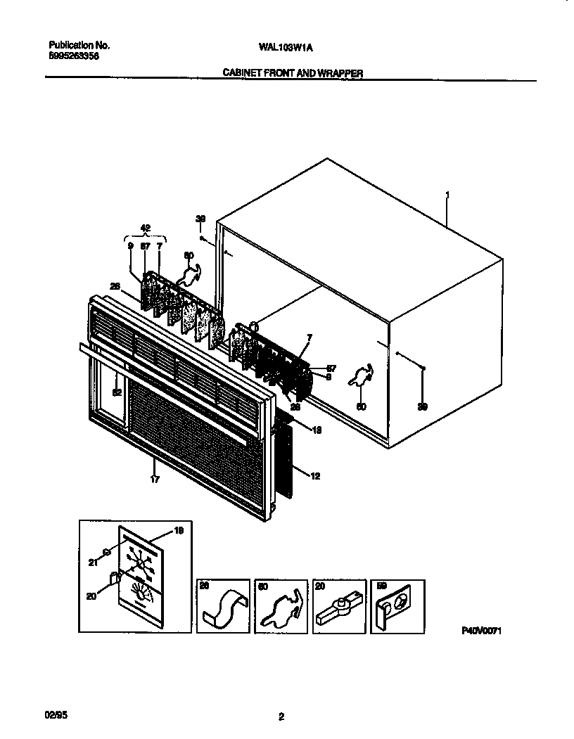 02 - CABINET FRONT AND WRAPPER
