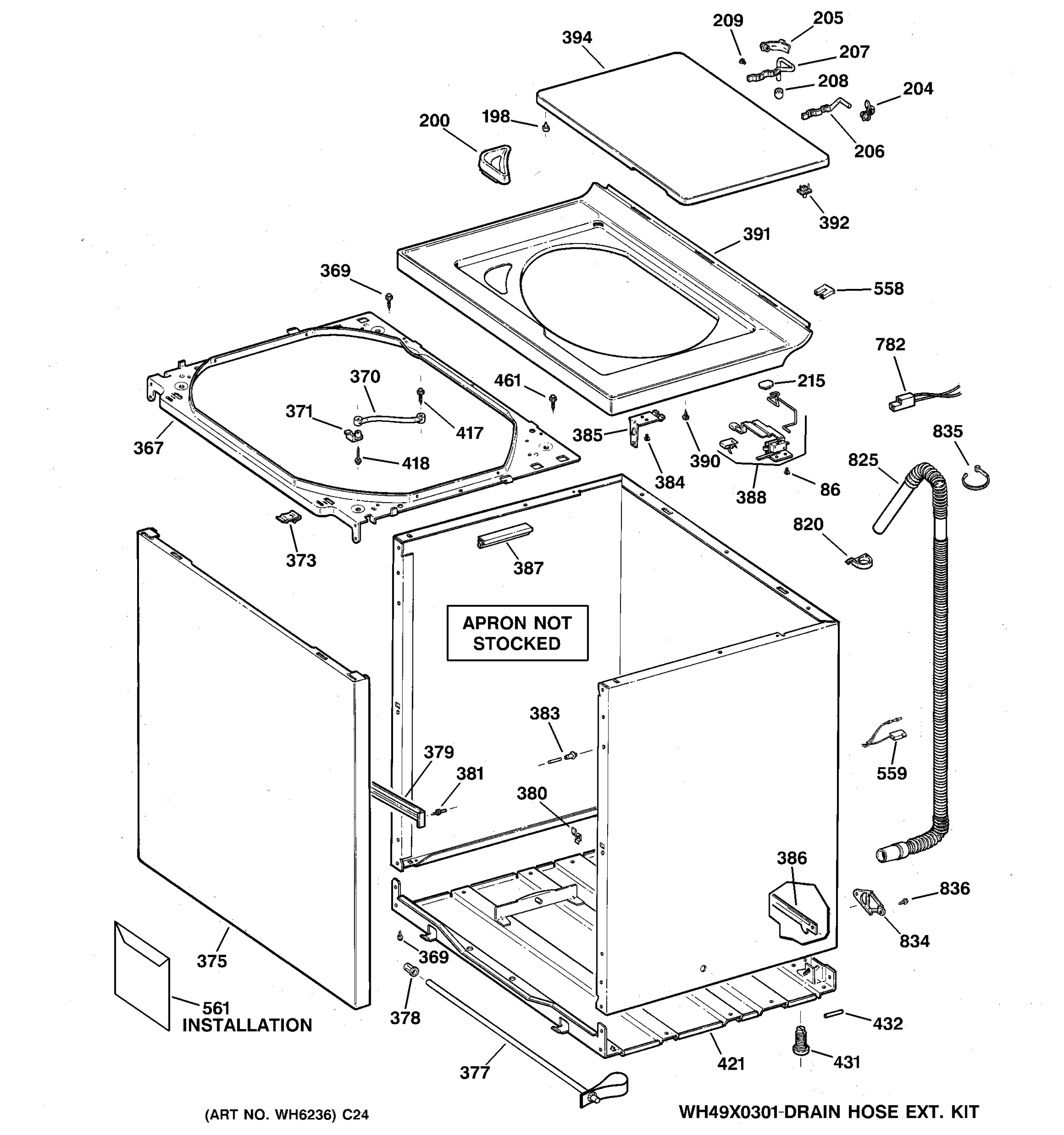 CABINET, COVER & FRONT PANEL