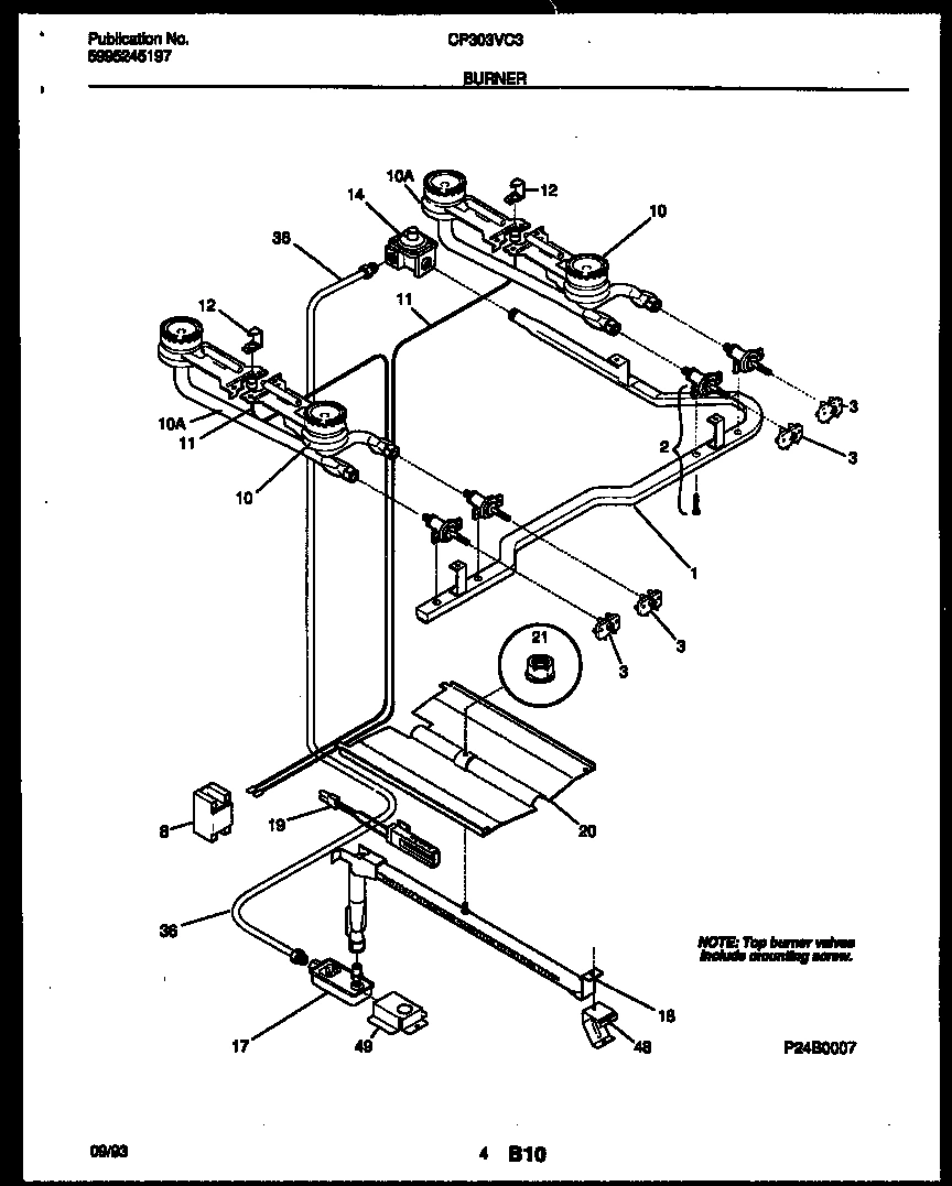 03 - BURNER, MANIFOLD AND GAS CONTROL