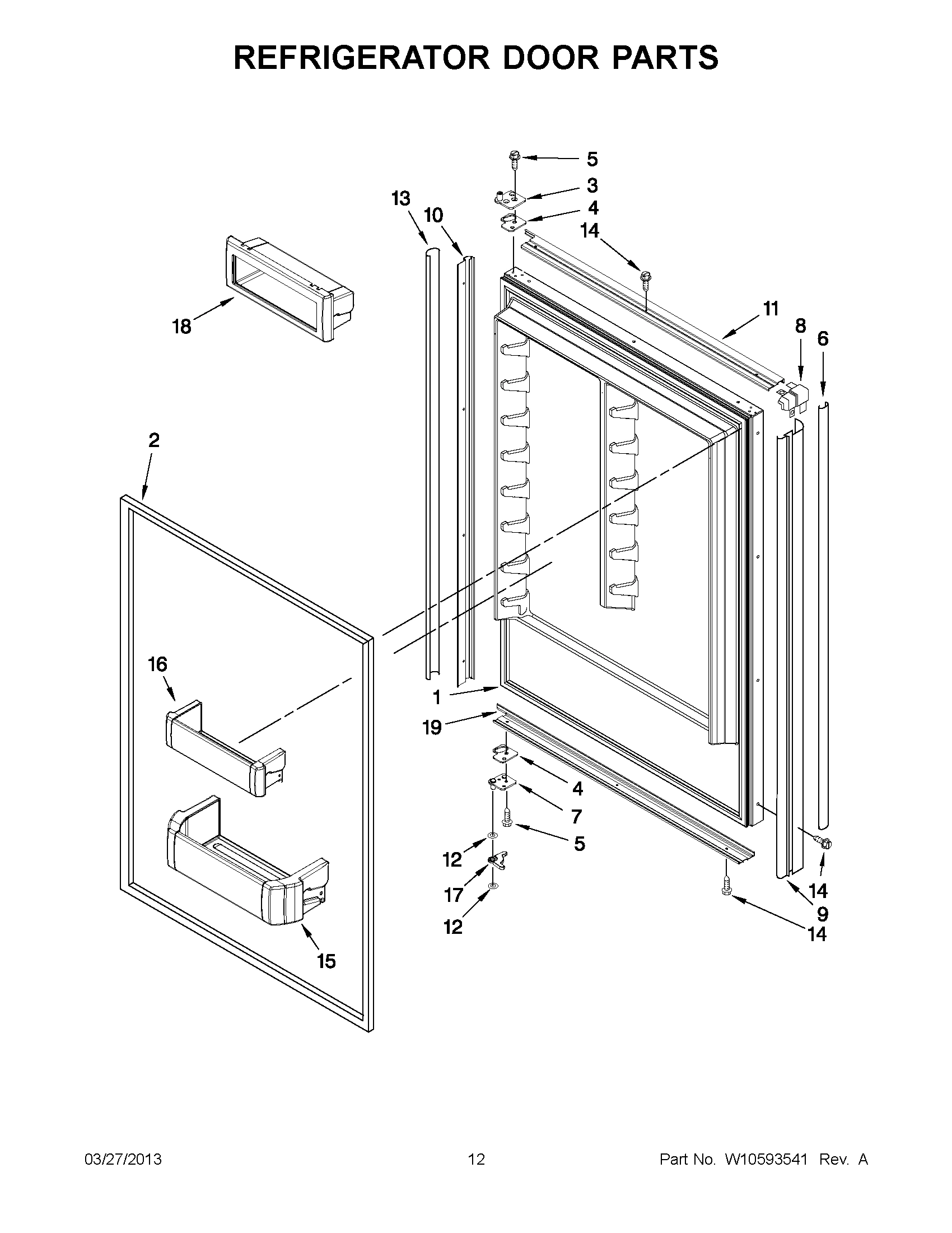 06 - REFRIGERATOR DOOR PARTS